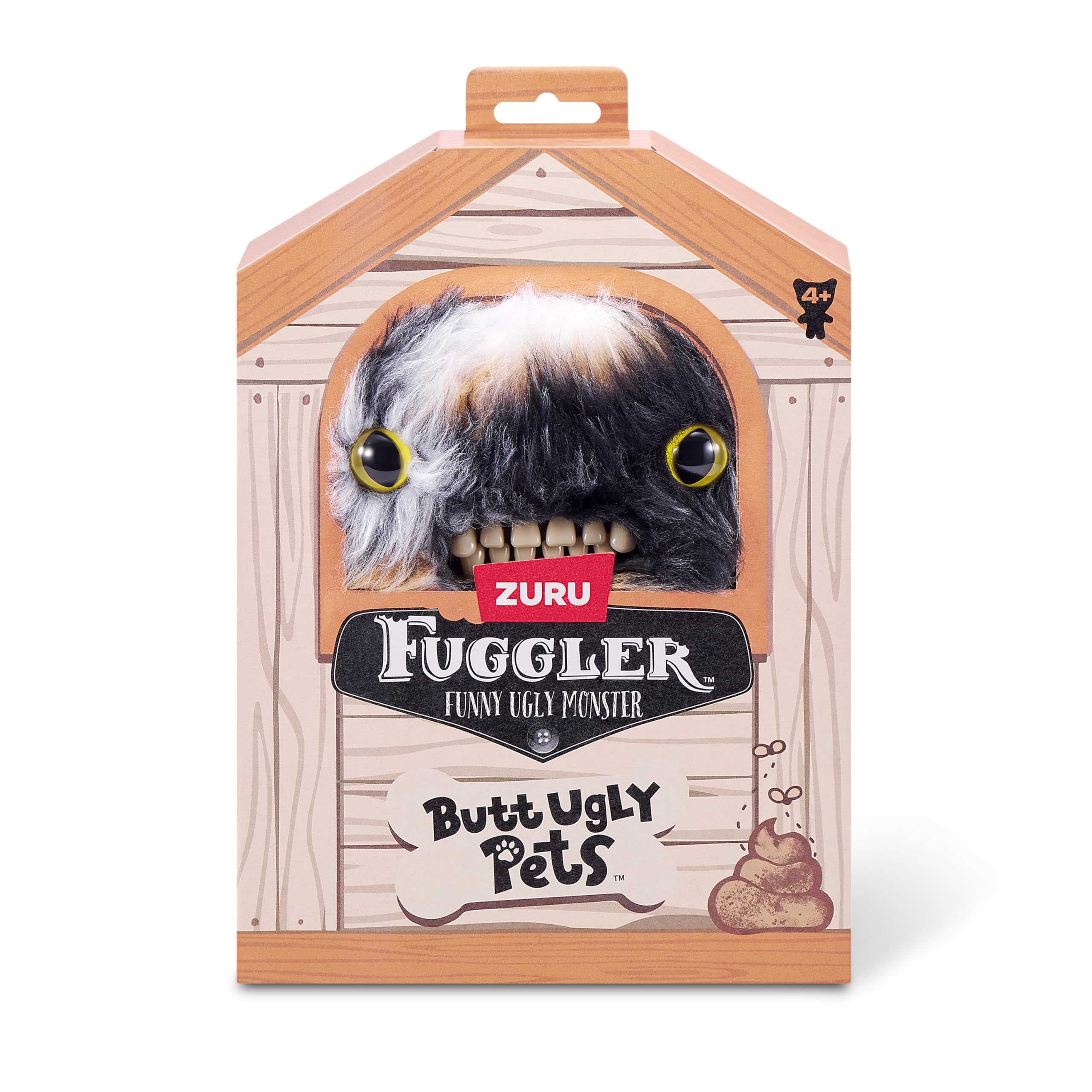 Fuggler Butt Ugly Pets 9-inch Series 1 Plush Toy by ZURU - Collectible Funny Monster Stuffed Animal 4