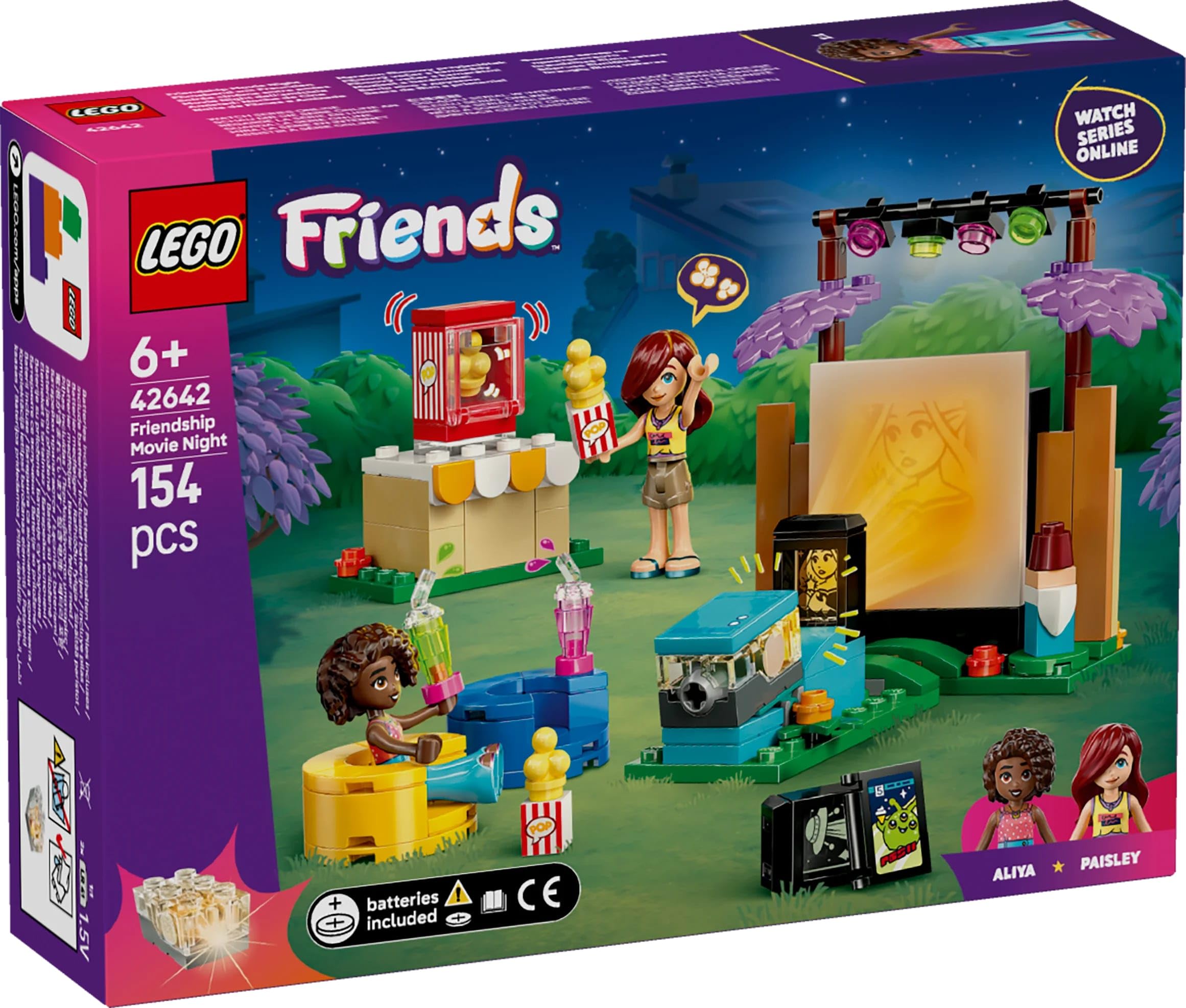 LEGO Friends Friendship Movie Night Playset - Light-Up Projector & 2 Mini Dolls for 6+ Year Olds 15