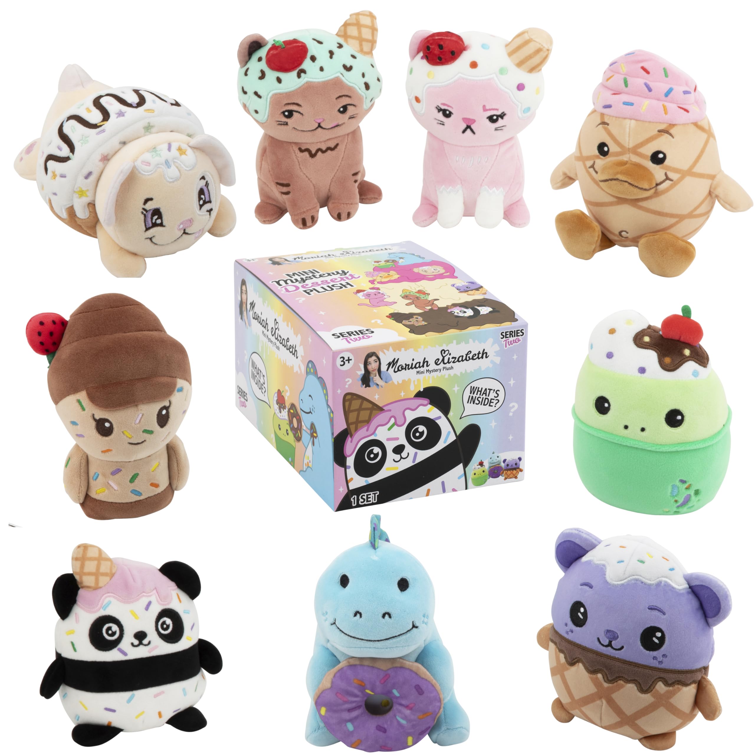 Moriah Elizabeth 6" Mini Mystery Plush Series 2 - Dessert-Themed Collectible Plush, 1 of 9 Blind Box