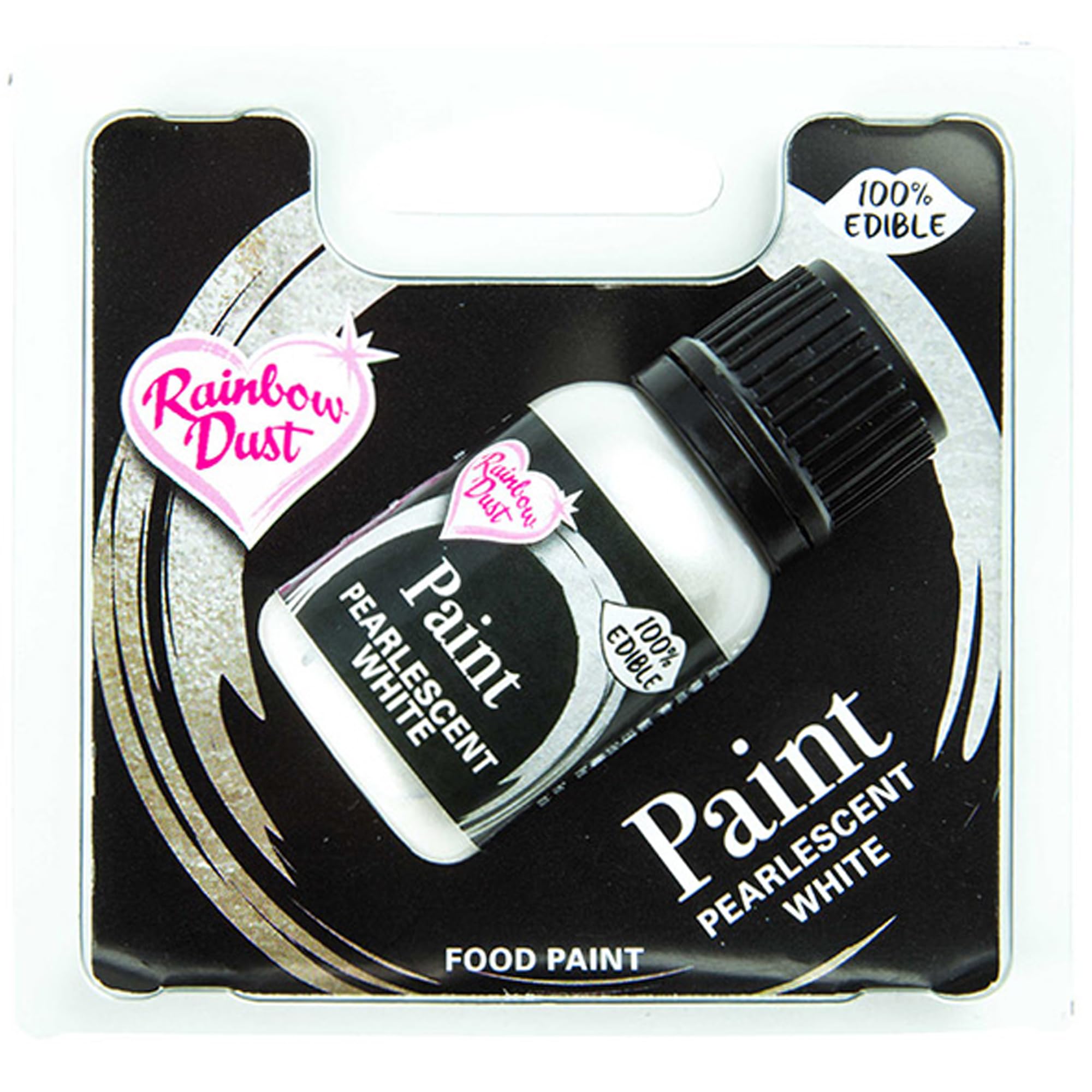 Rainbow Dust - Pearlscent White Edible Food Paint 25 ml