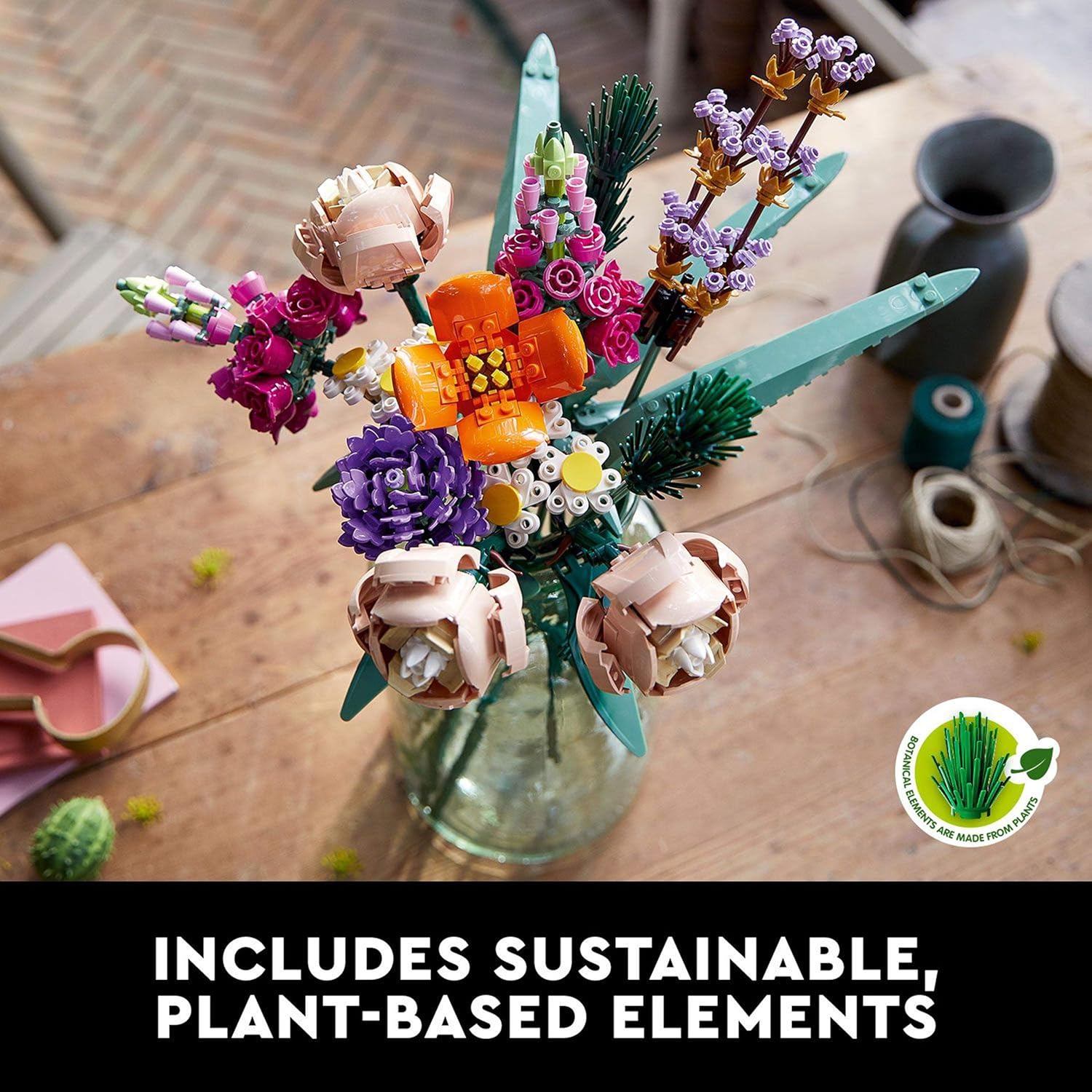 LEGO 10280 Blumenstrauß – Künstliche Blumen Bauset für Erwachsene 5