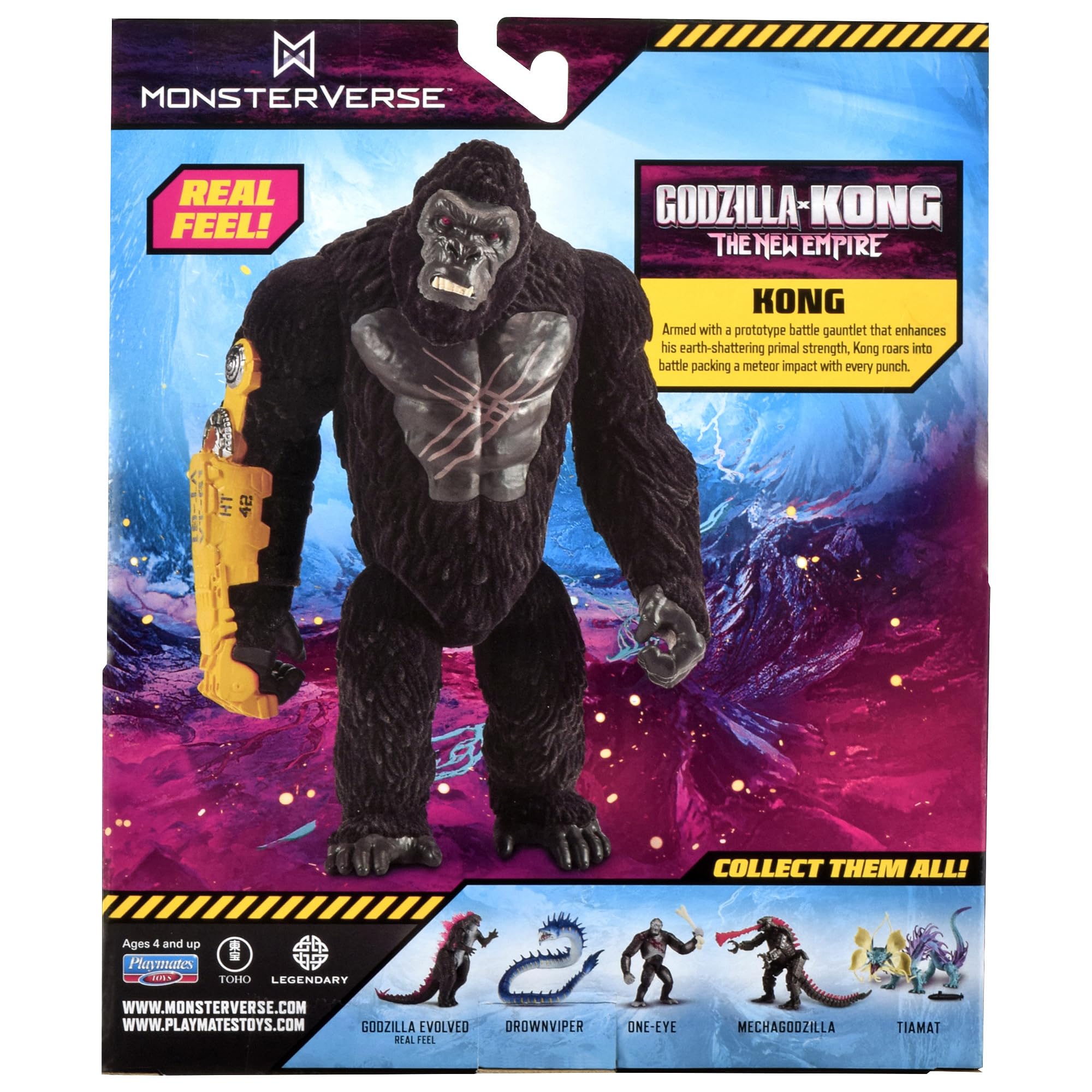 MonsterVerse Godzilla x Kong Real Feel Kong Action Figure | 6-Inch Scale | Ages 4+ 3