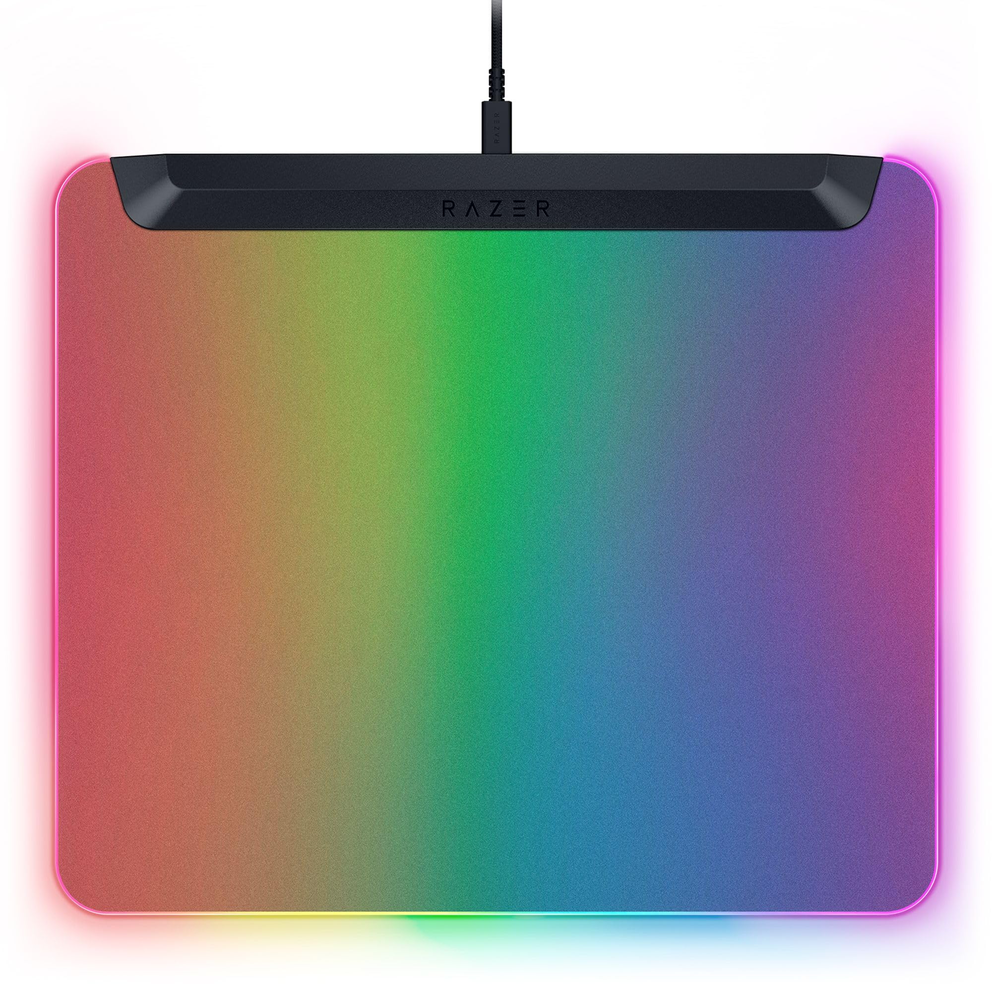 Razer Firefly V2 Pro - RGB Backlit Gaming Mouse Mat with 15-Zone Chroma Lighting & Integrated USB Port