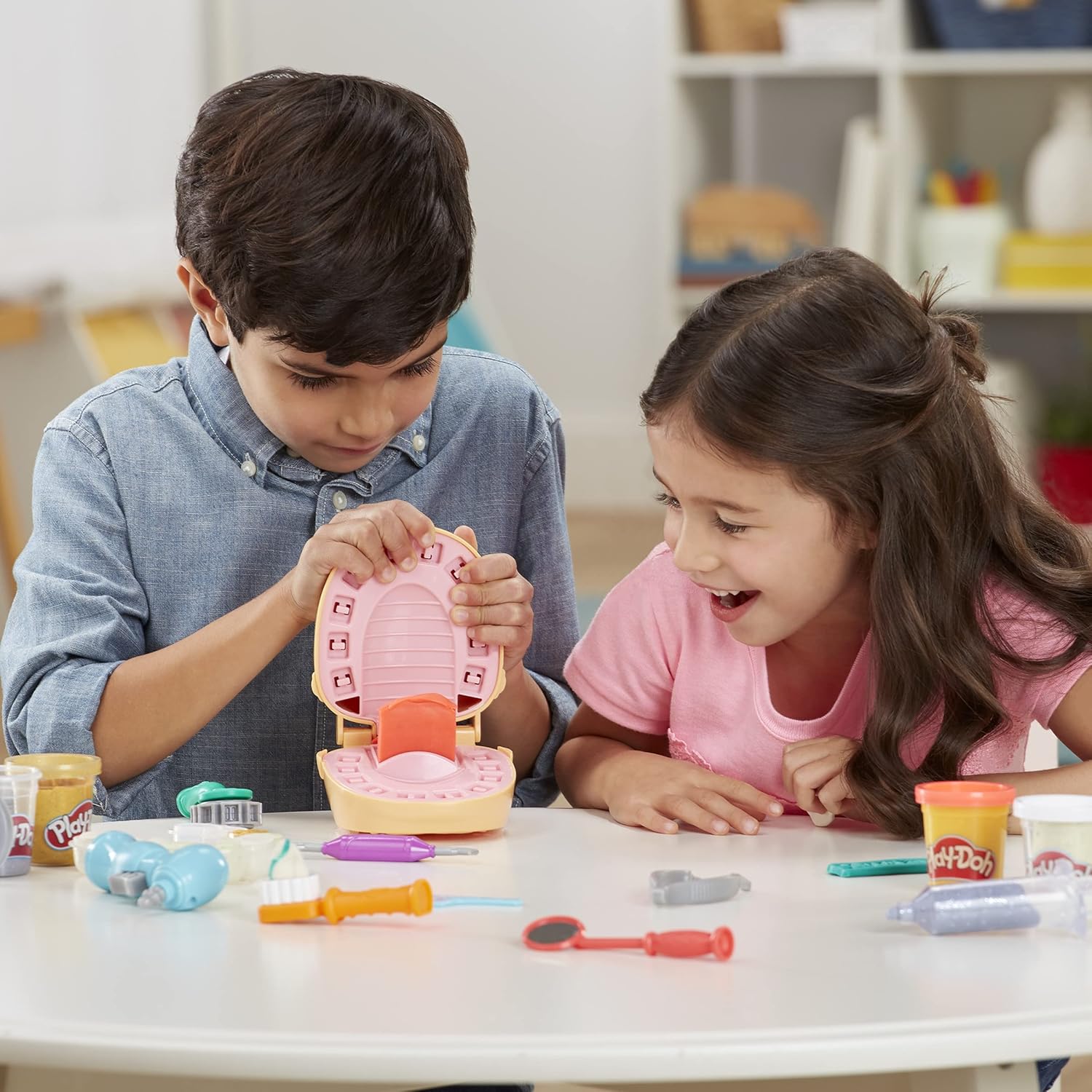 Play-Doh Drill 'n Fill Zahnarzt – Zahnarzt-Spielset für Kinder ab 3 Jahren 12
