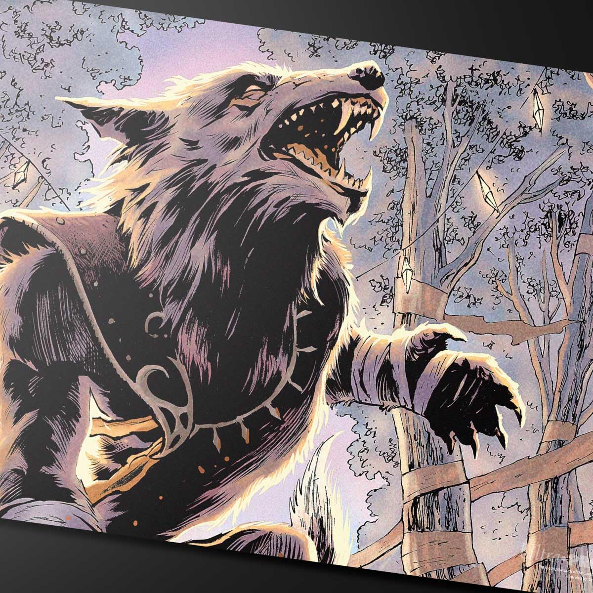 Ultra Pro Arlinn Kord doppelseitige Spielmatte für Magic: The Gathering Innistrad Remastered 5