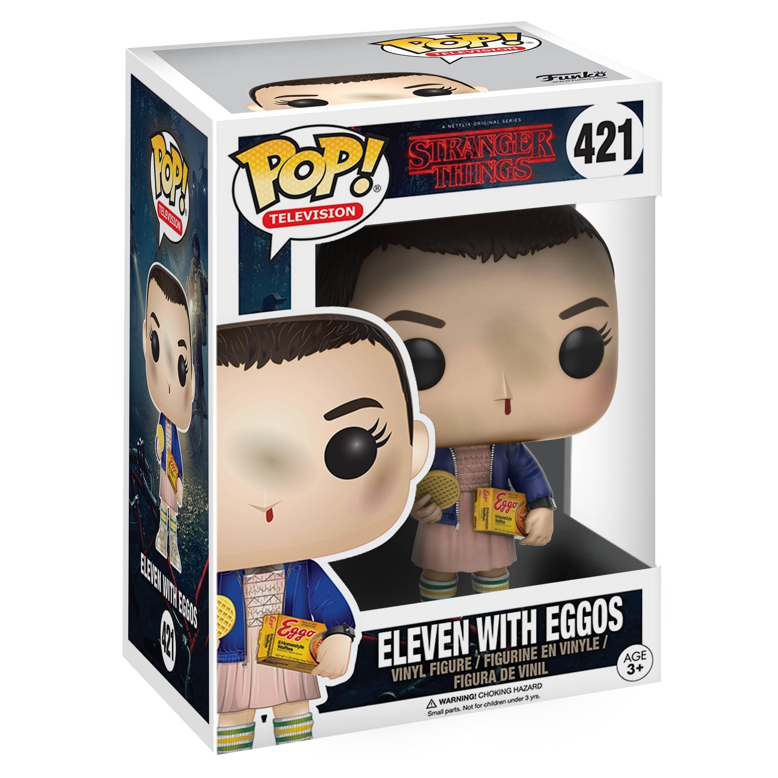 Funko Pop! Television: Stranger Things - Eleven with Eggos Vinyl Figure (Chase Variant)