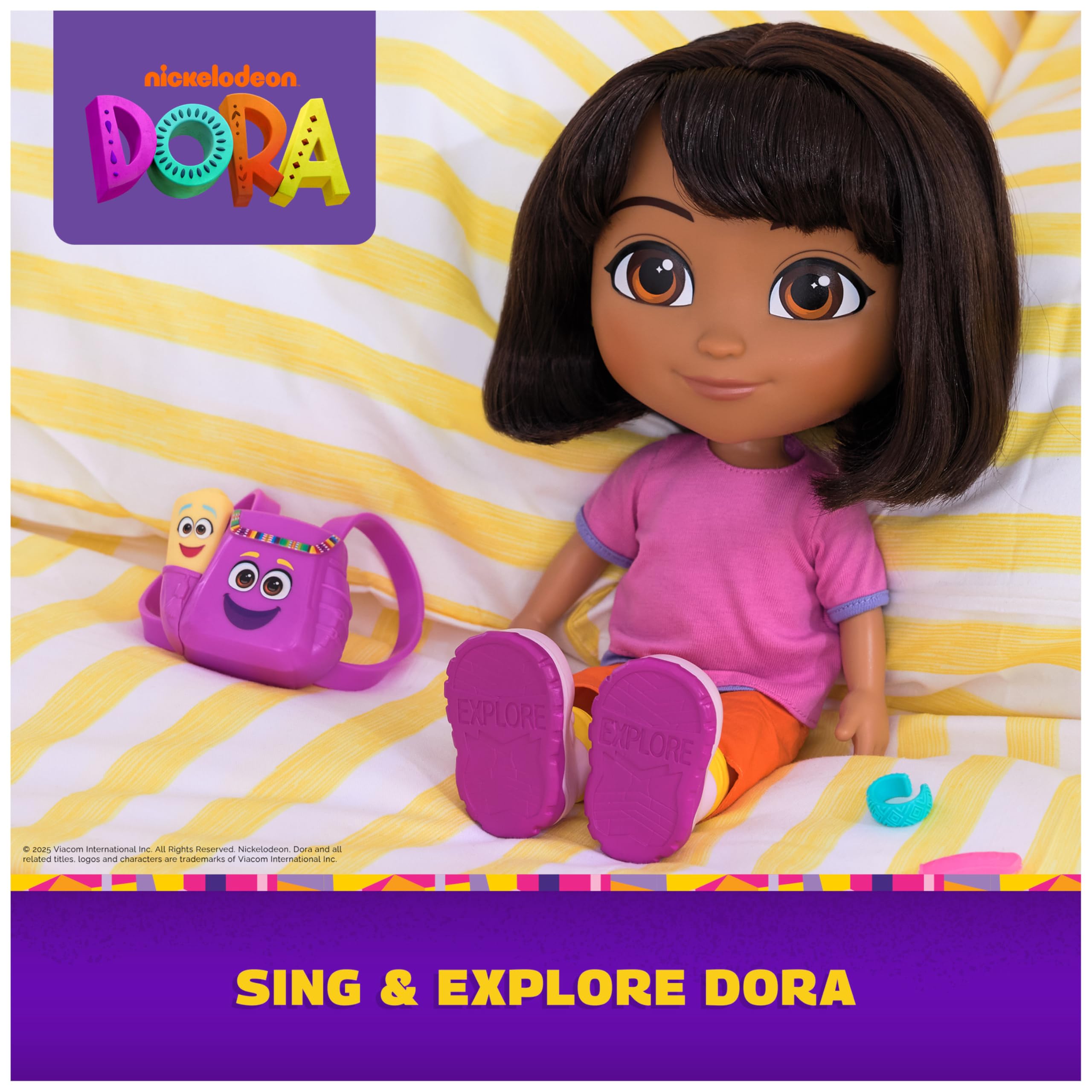 Sing & Explore Dora Doll - Interactive Musical Doll with Bilingual Phrases & Accessories 9