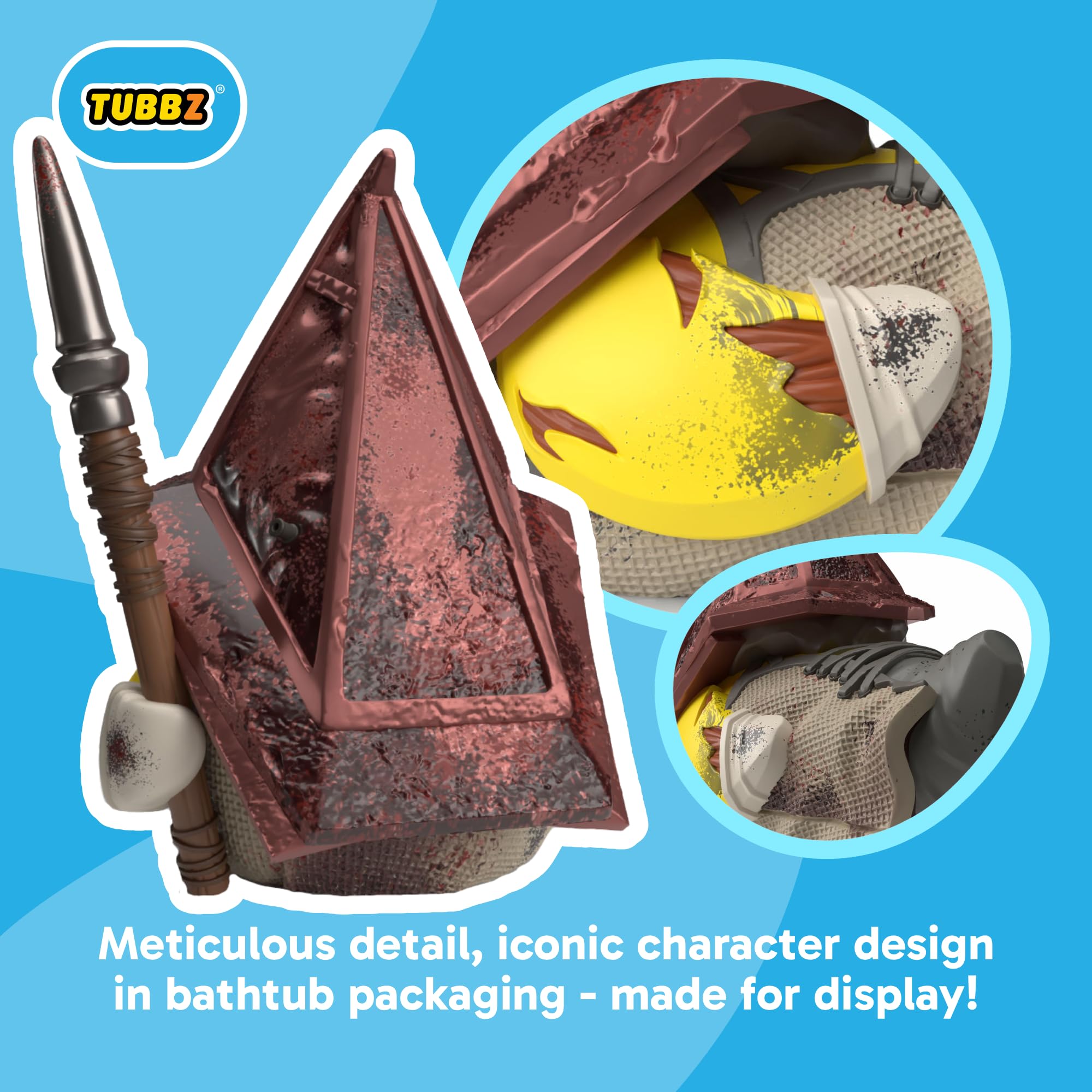 TUBBZ Silent Hill Pyramid Head Cosplaying Rubber Duck Vinyl Figure - First Edition | 9cm Tall 2