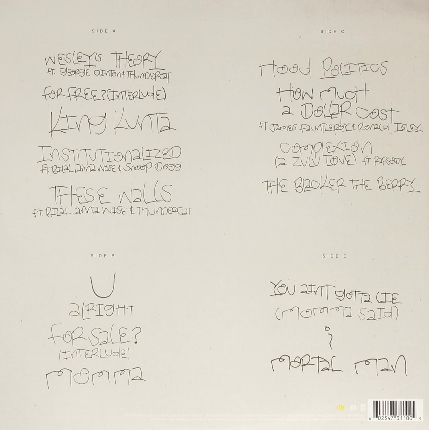 Kendrick Lamar - To Pimp A Butterfly [Audio CD] 4