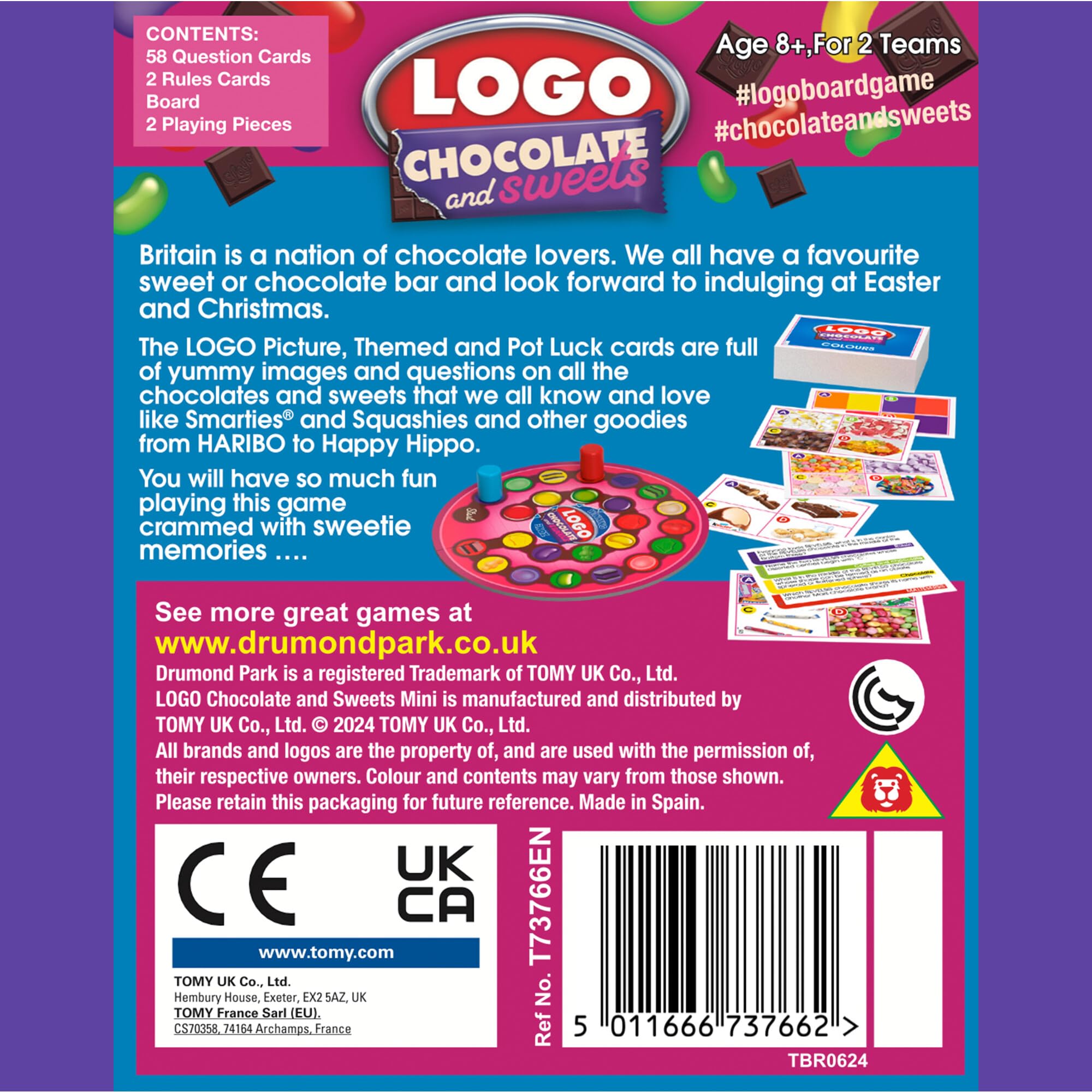 Drumond Park Logo Chocolate & Sweets Mini Board Game 6