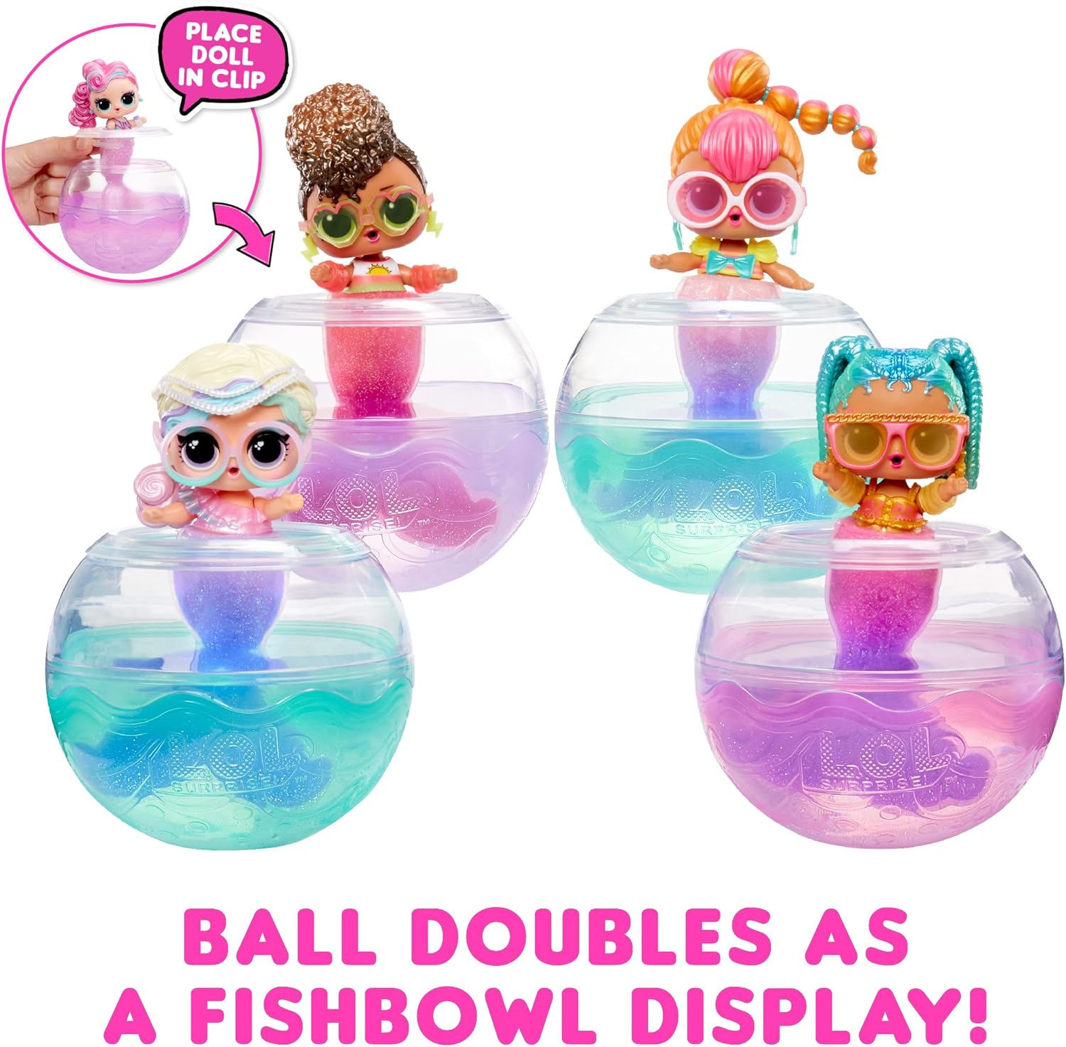 L.O.L. Surprise! Mermaids Tots - Colour Change Tail Fashion Dolls for Kids 4-8 8