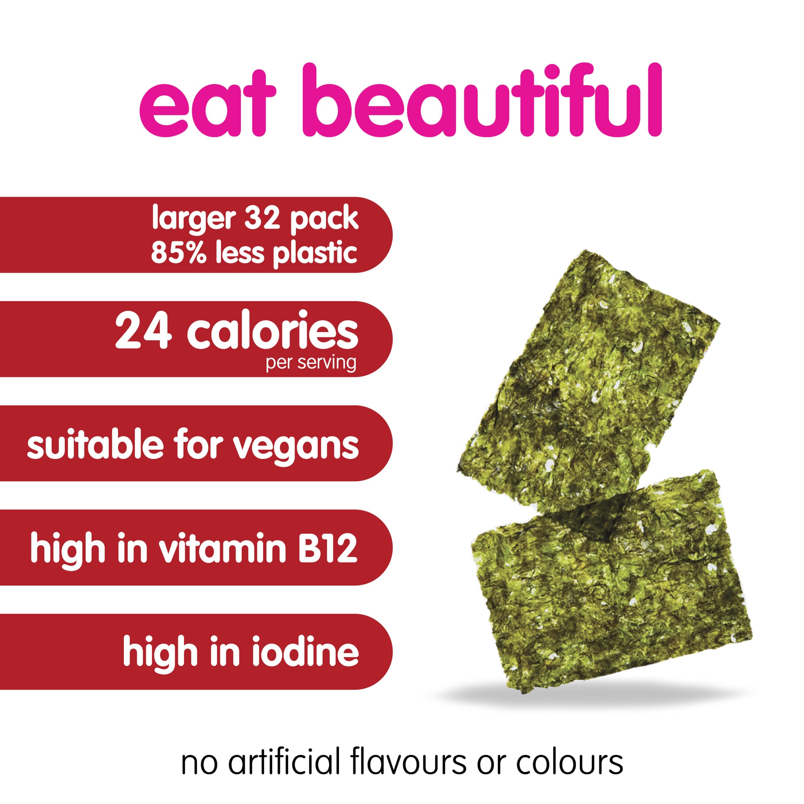 Itsu - Sriracha Seaweed Thins 32-Pack 6