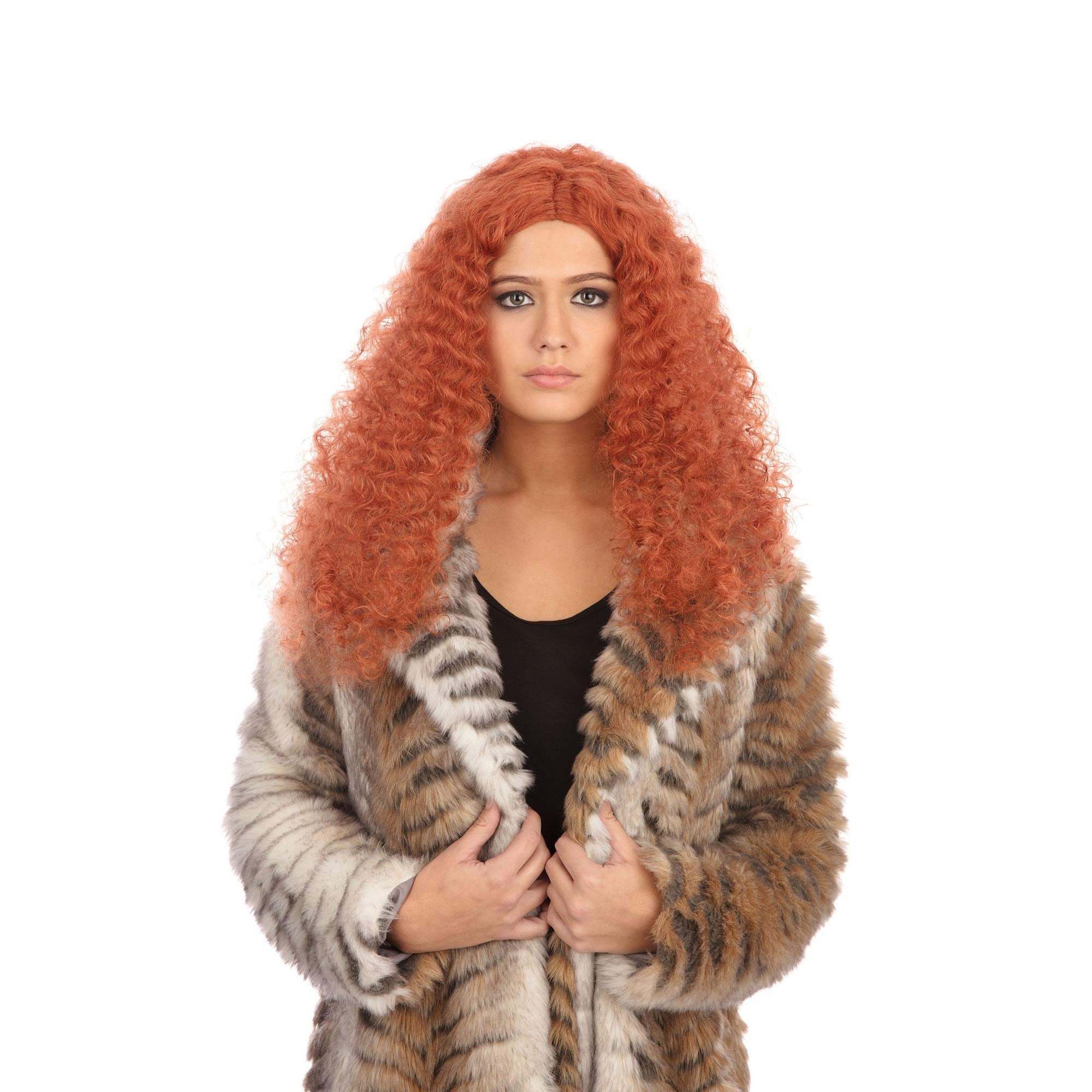 Bristol Novelty Long Auburn Frizzy Wig - Adult Costume Accessory | Polyester | One Size