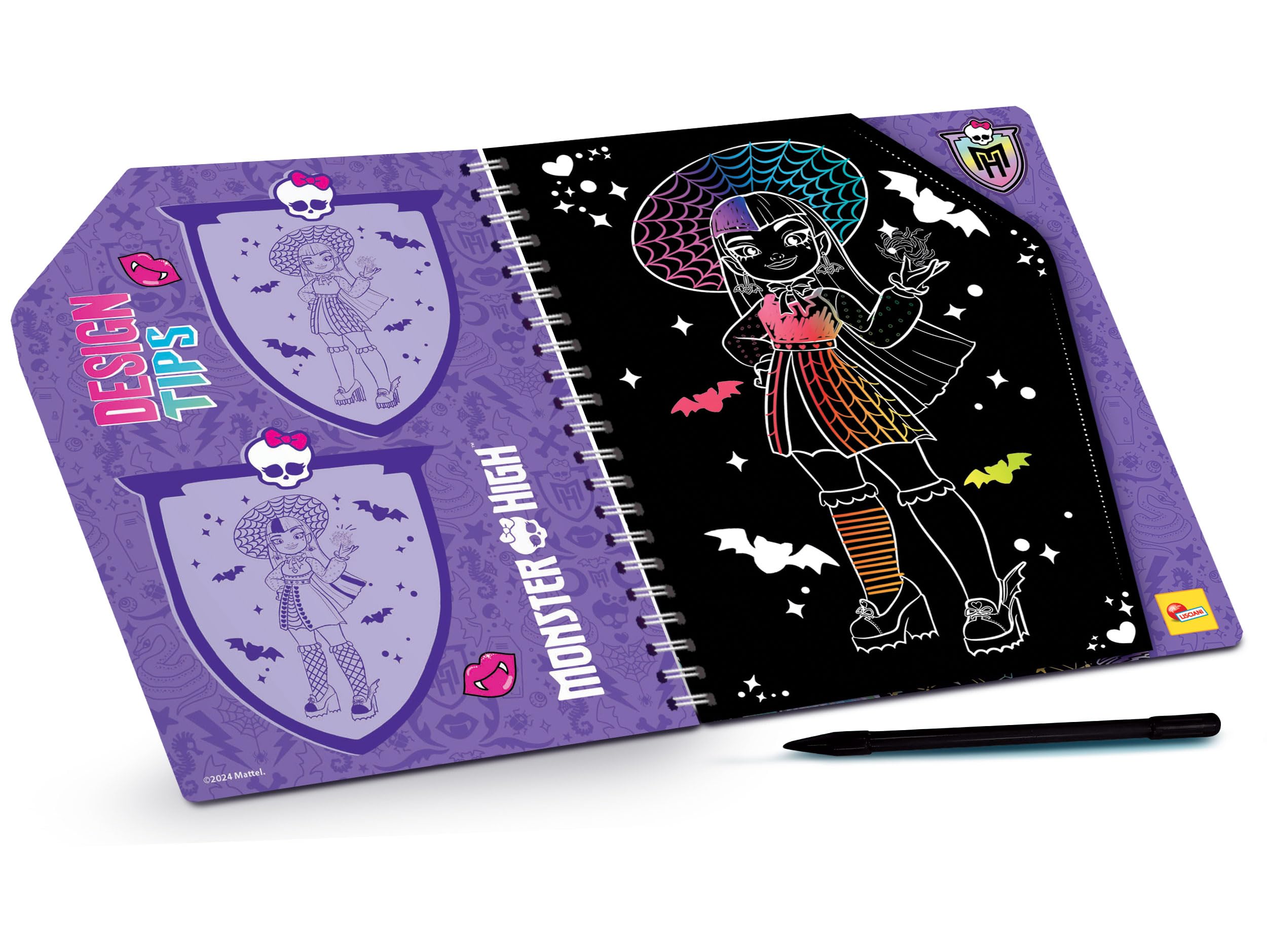 Lisciani Monster High Scratch Book - Monster Hug | 44 Pages | Ages 4+