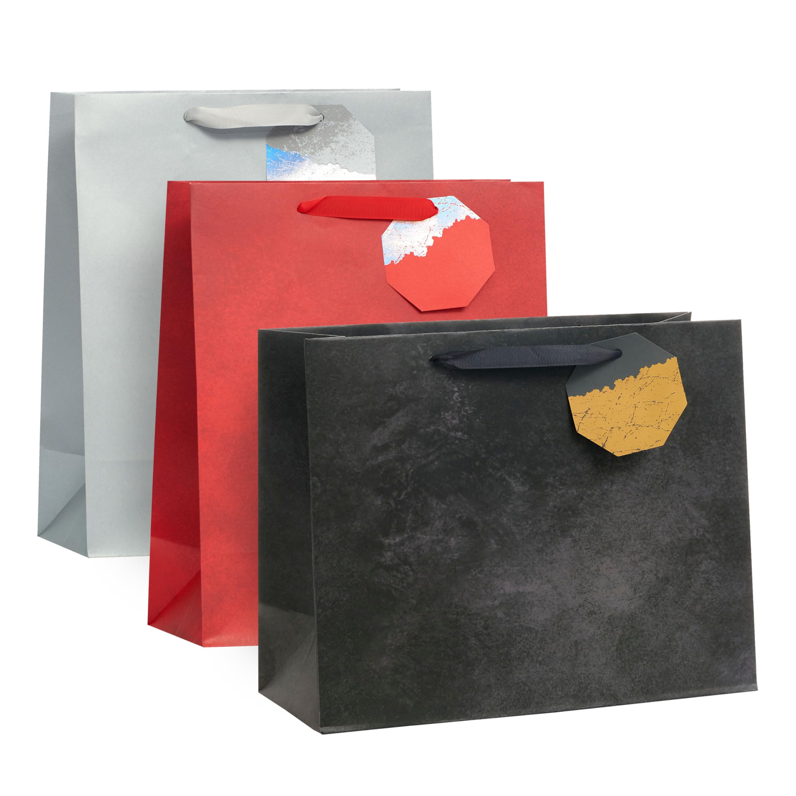 UK Greetings Multipack of 3 Large Gift Bags for Him/Her/Friend | FSC Certified