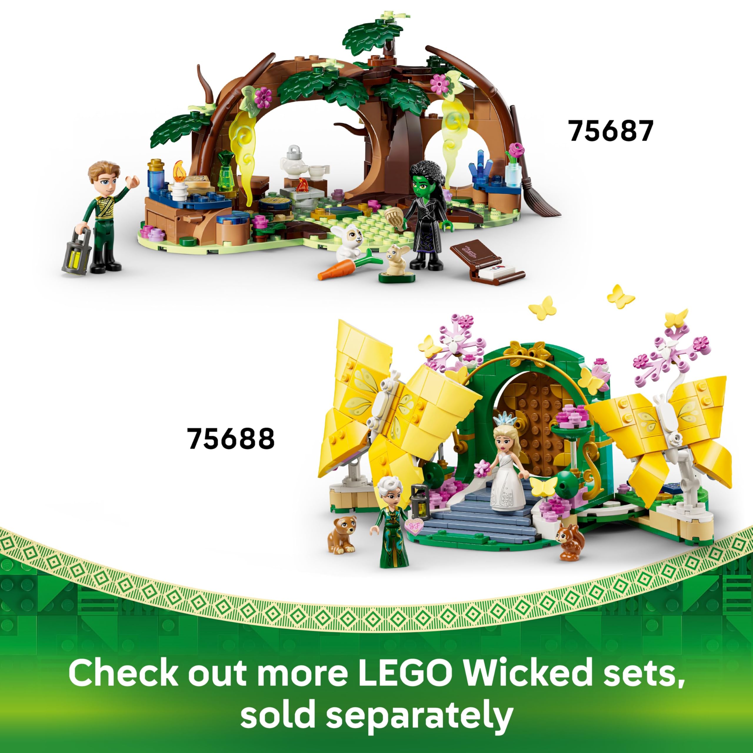 LEGO Wicked Emerald City & Kiamo Ko Castle Playset - 860-Piece Building Set for Kids 9+ 6
