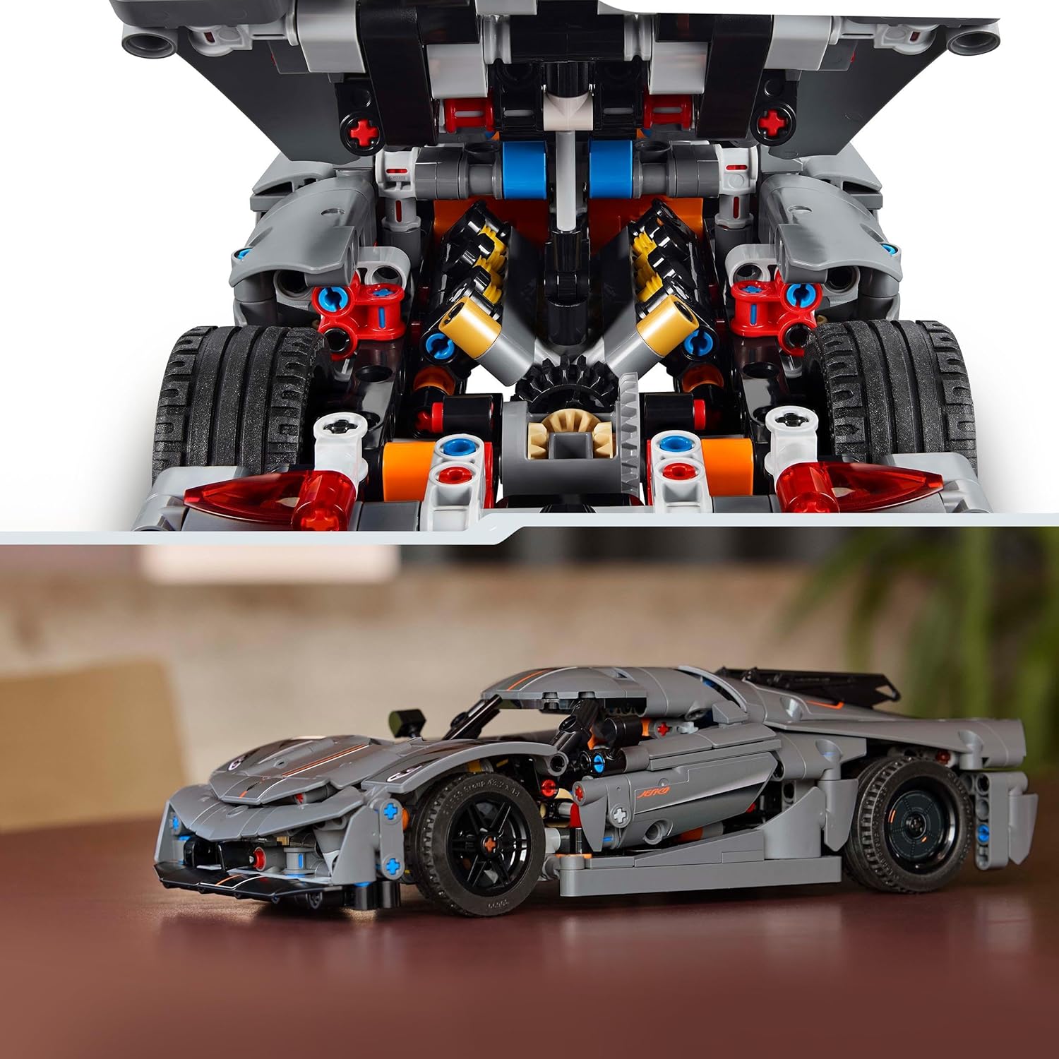 LEGO Technic Koenigsegg Jesko Absolut Grey Hypercar - Model Race Car Building Set for Ages 10+ 7