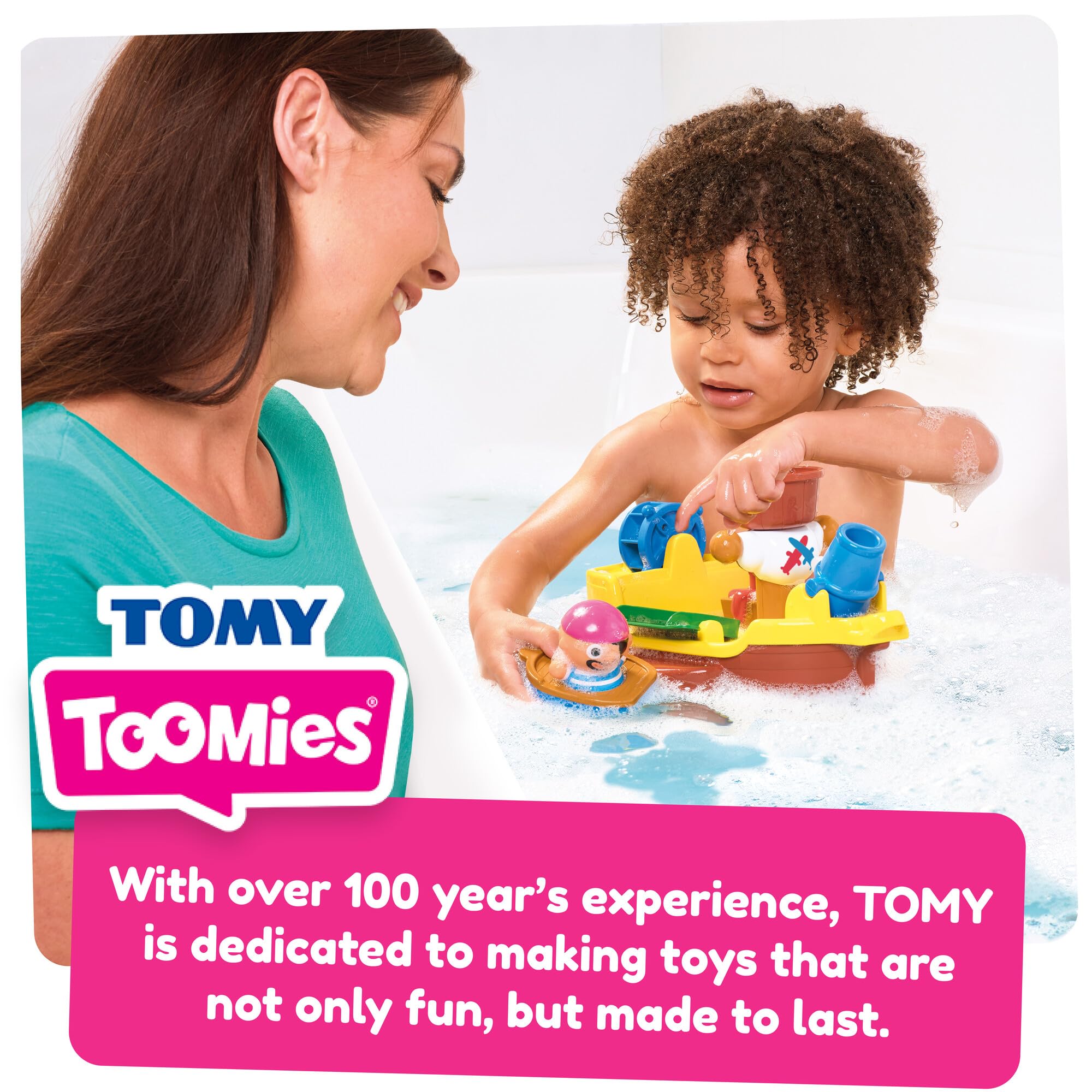 TOMY Toomies Pirate Bath Toy - Interactive Water Playset for Toddlers 18 Months+ 11