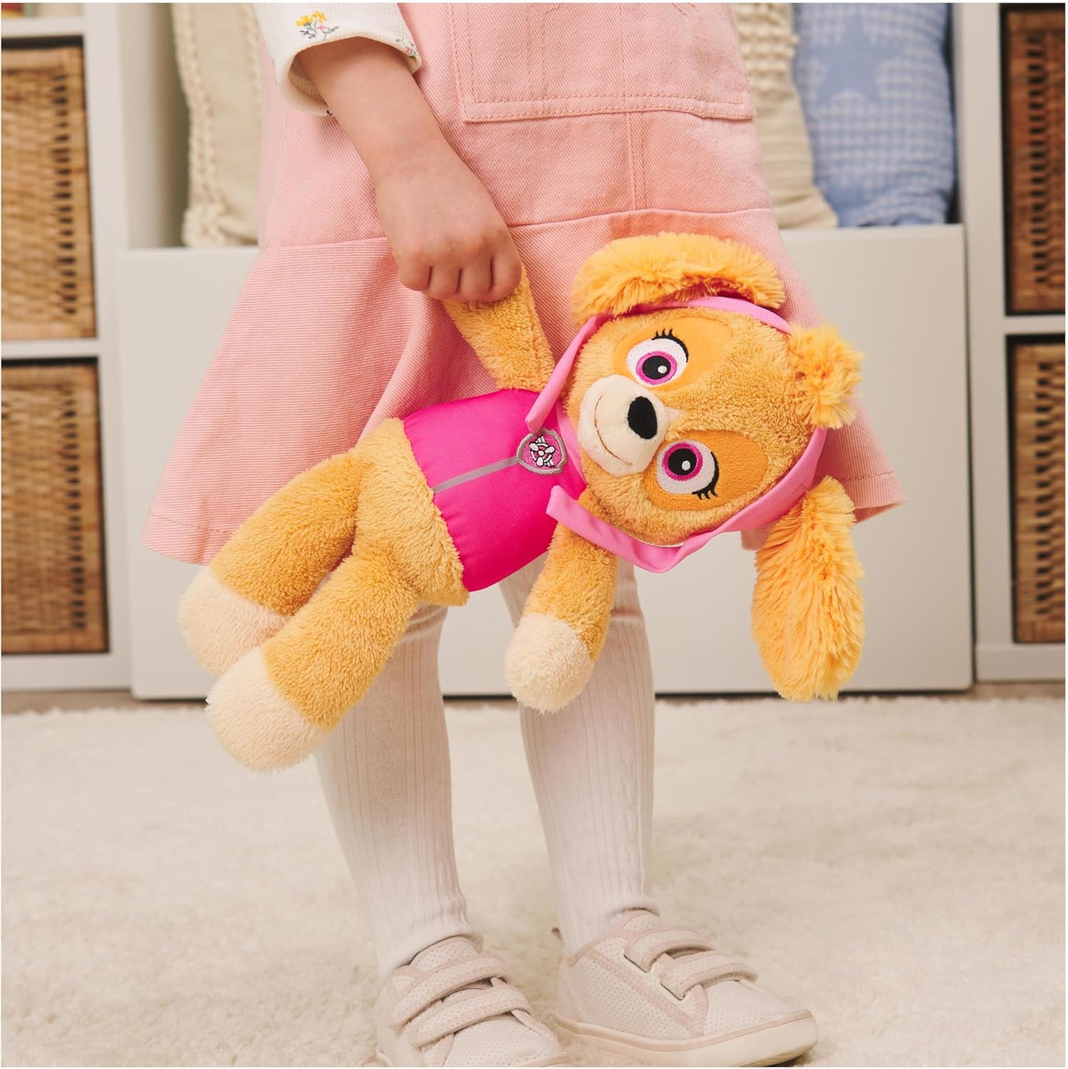 GUND PAW Patrol Skye Take-Along Buddy Plush Toy - 33cm Floppy Body for Toddlers 6
