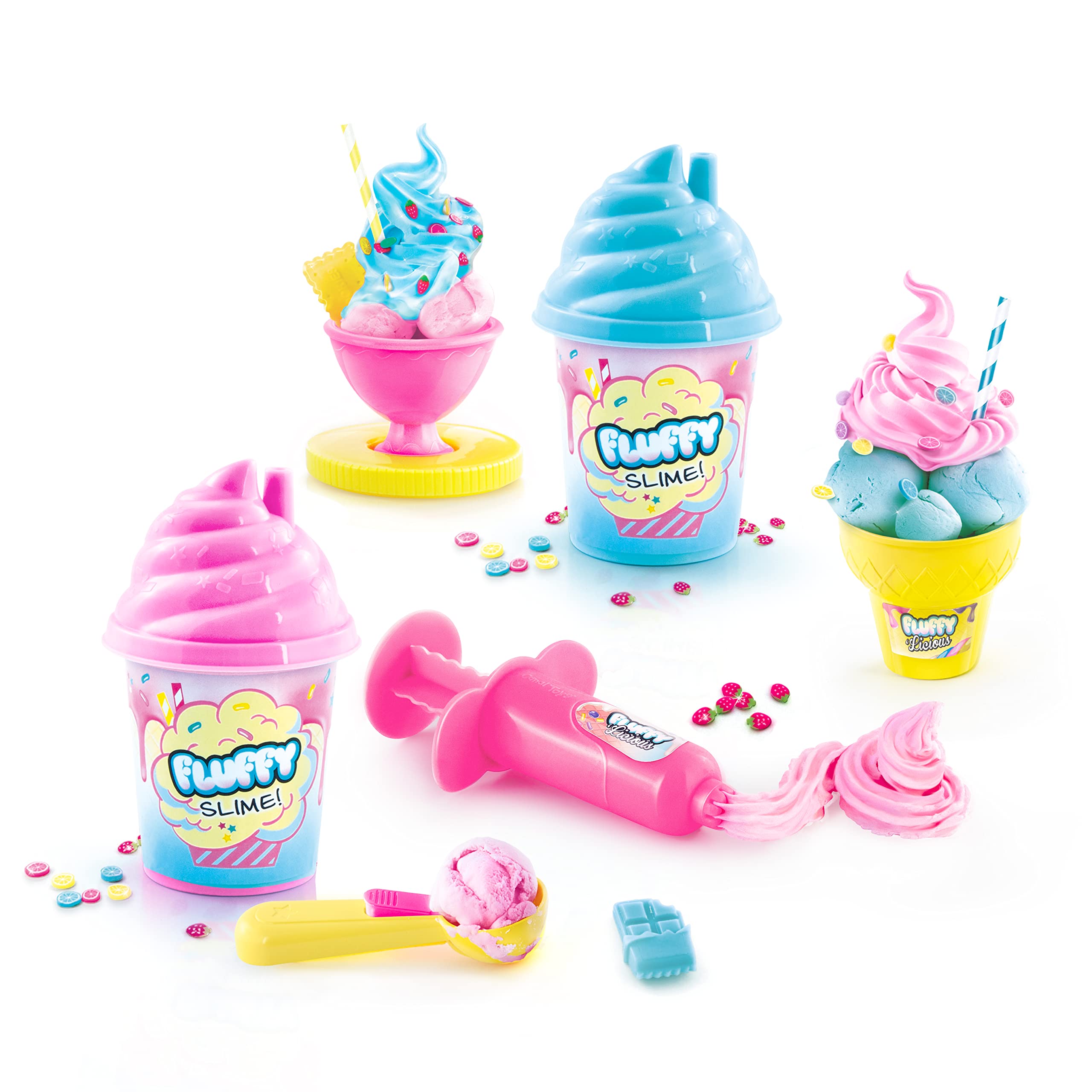 So Slime DIY Fluffylicious Slime Case - No Glue Fluffy Slime Kit for Kids 6+ 6