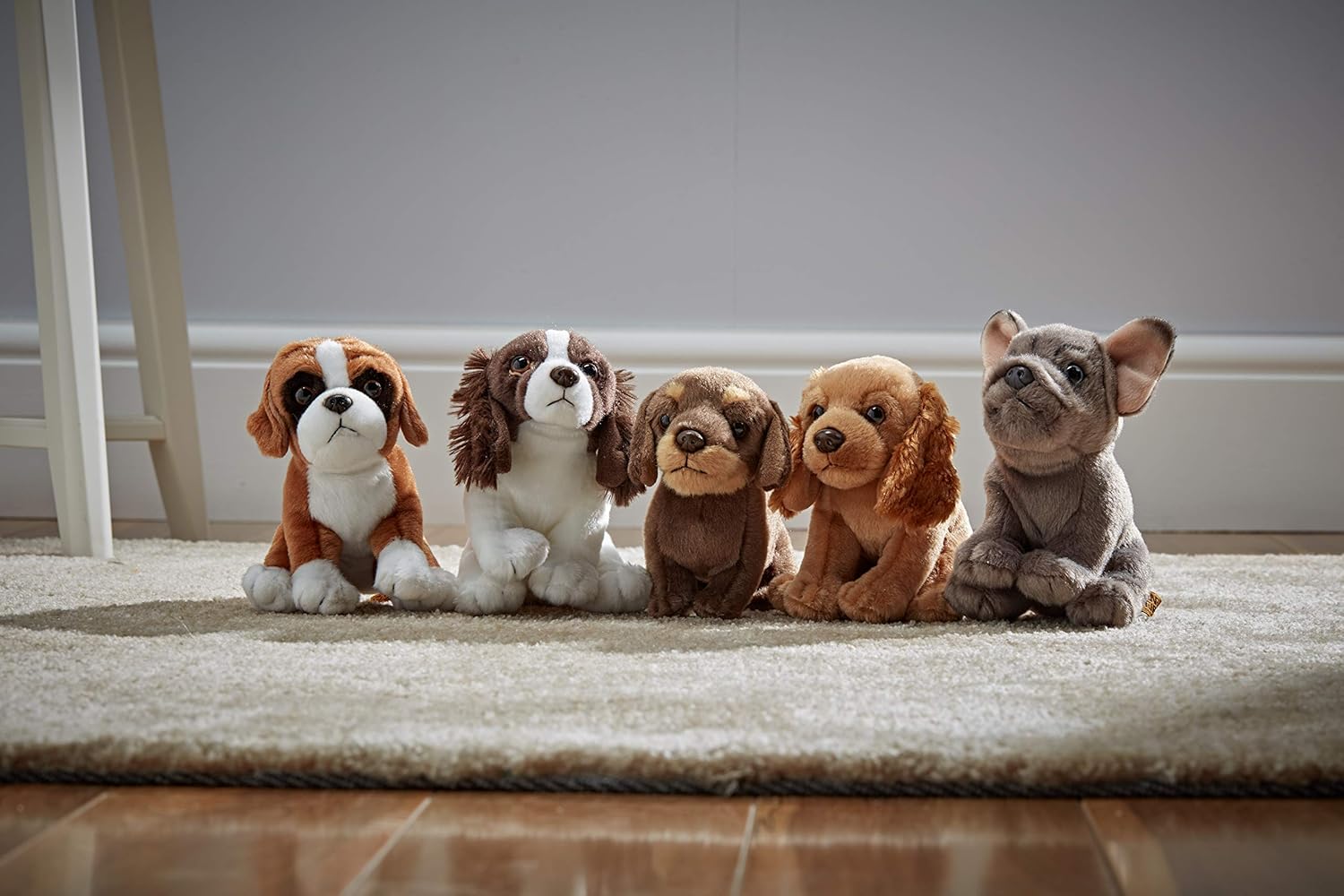 Living Nature French Bulldog Puppy Plush Toy - 16cm Realistic Stuffed Animal 6