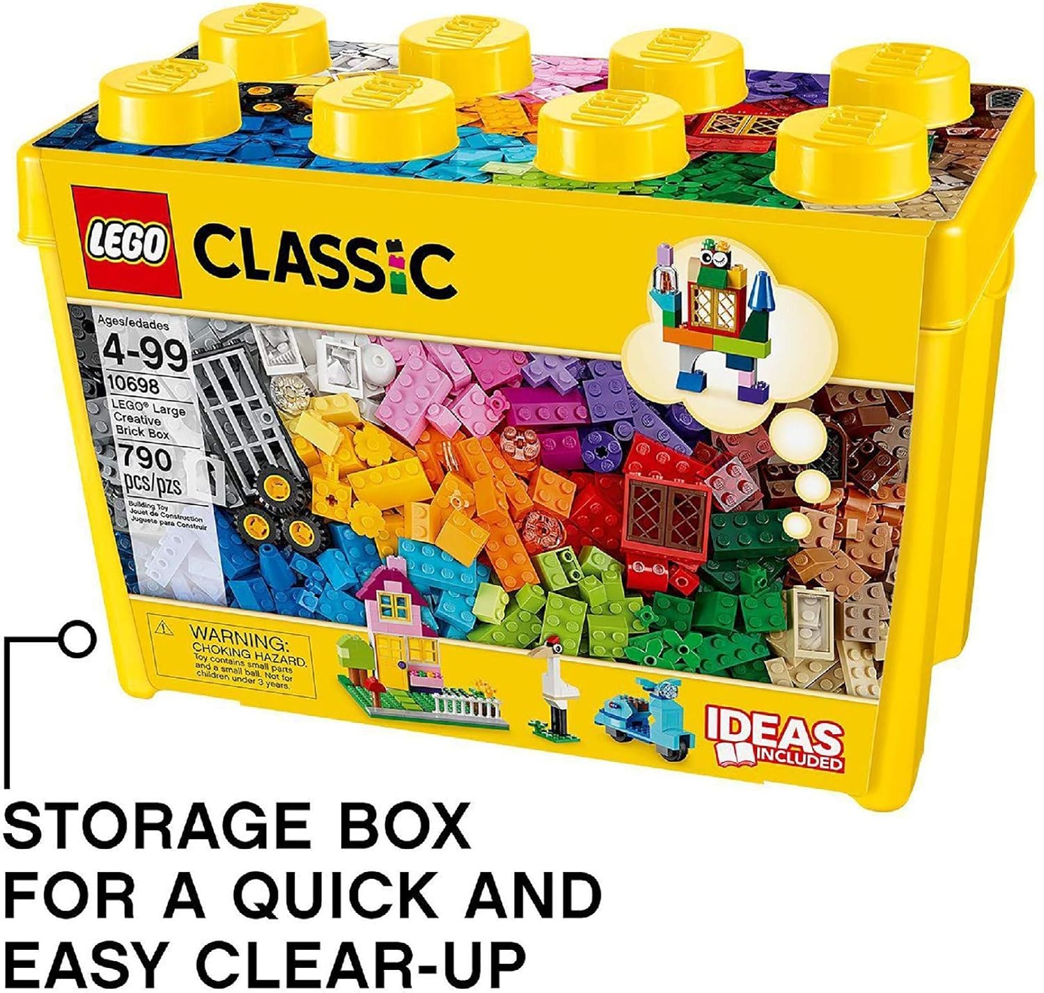 LEGO Classic Große Bausteine-Box 10698 – 790-teiliges Bauset für Kinder ab 4 Jahren 6