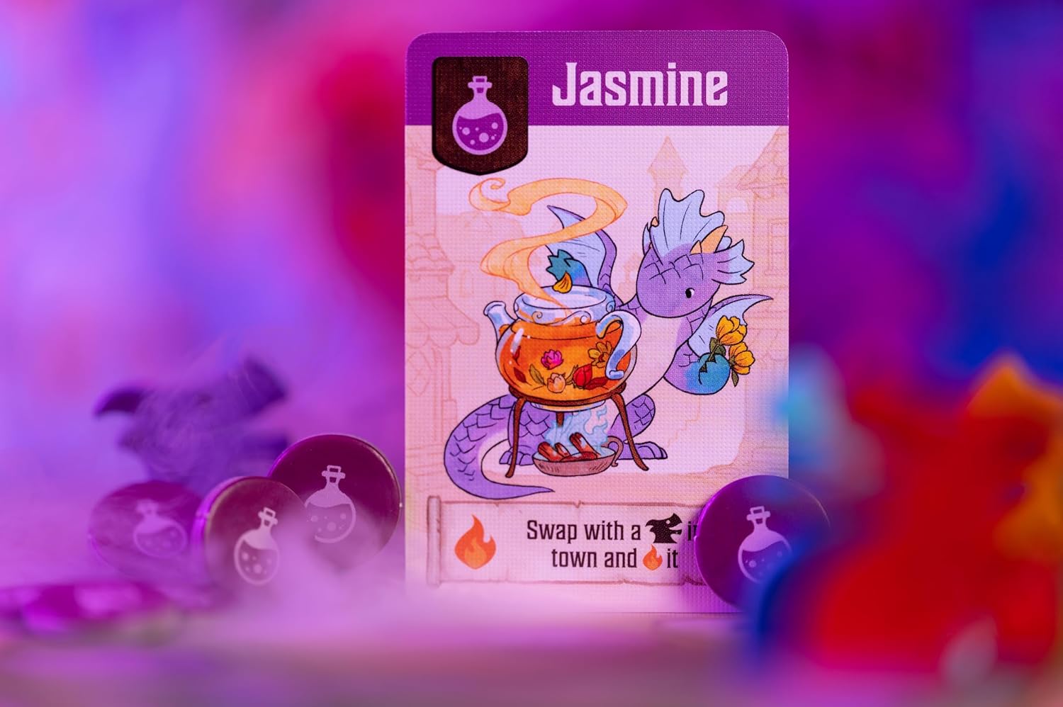 Lucky Duck Games Flamecraft Board Game | English Version | Strategy Worker Placement Game 8