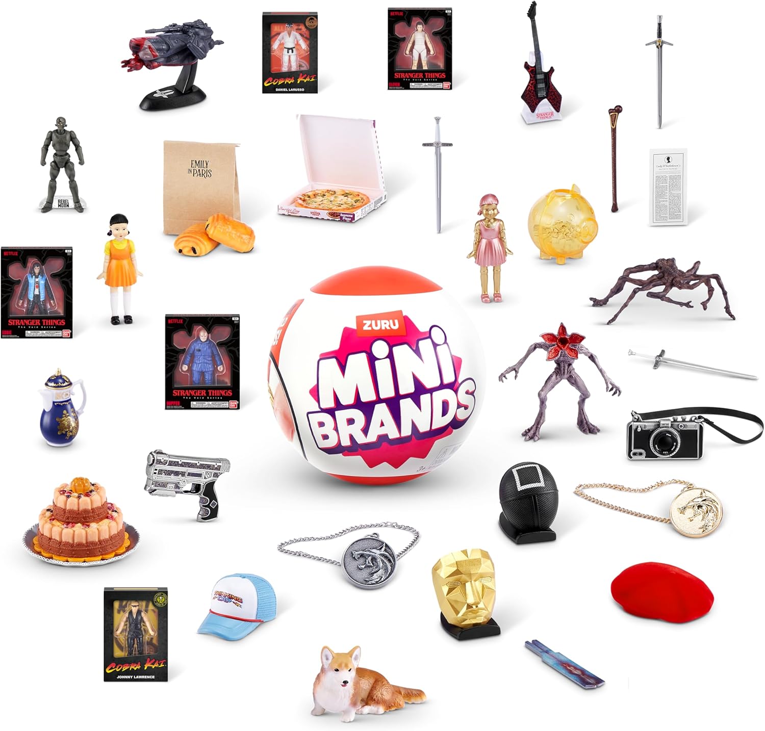 Mini Brands Netflix Capsule by ZURU - Surprise Collectible Minis from Stranger Things, Bridgerton & Squid Game 7