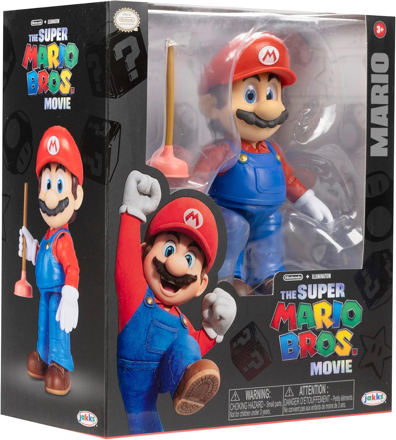 The Super Mario Bros. Movie - 5" Mario Action Figure with Plunger Accessory 10