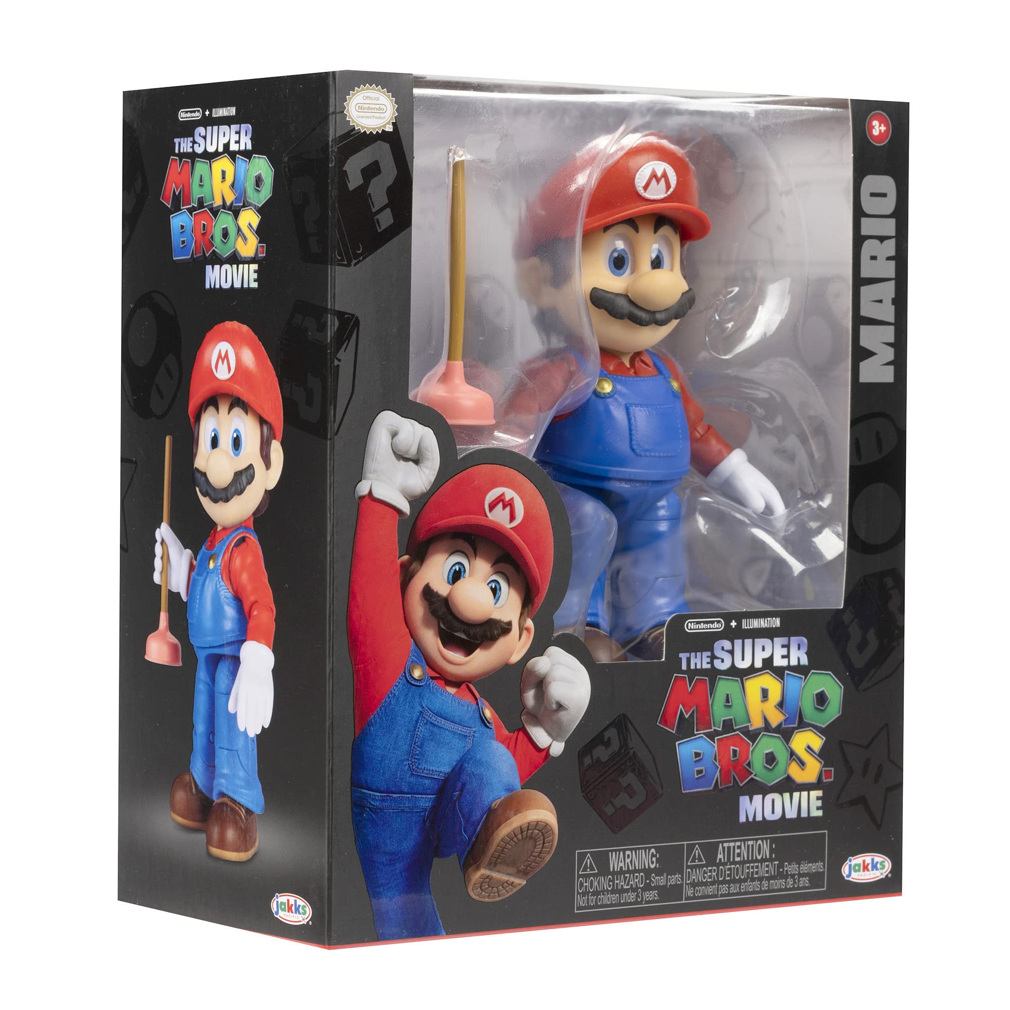 The Super Mario Bros. Movie - 5" Mario Action Figure with Plunger Accessory 16
