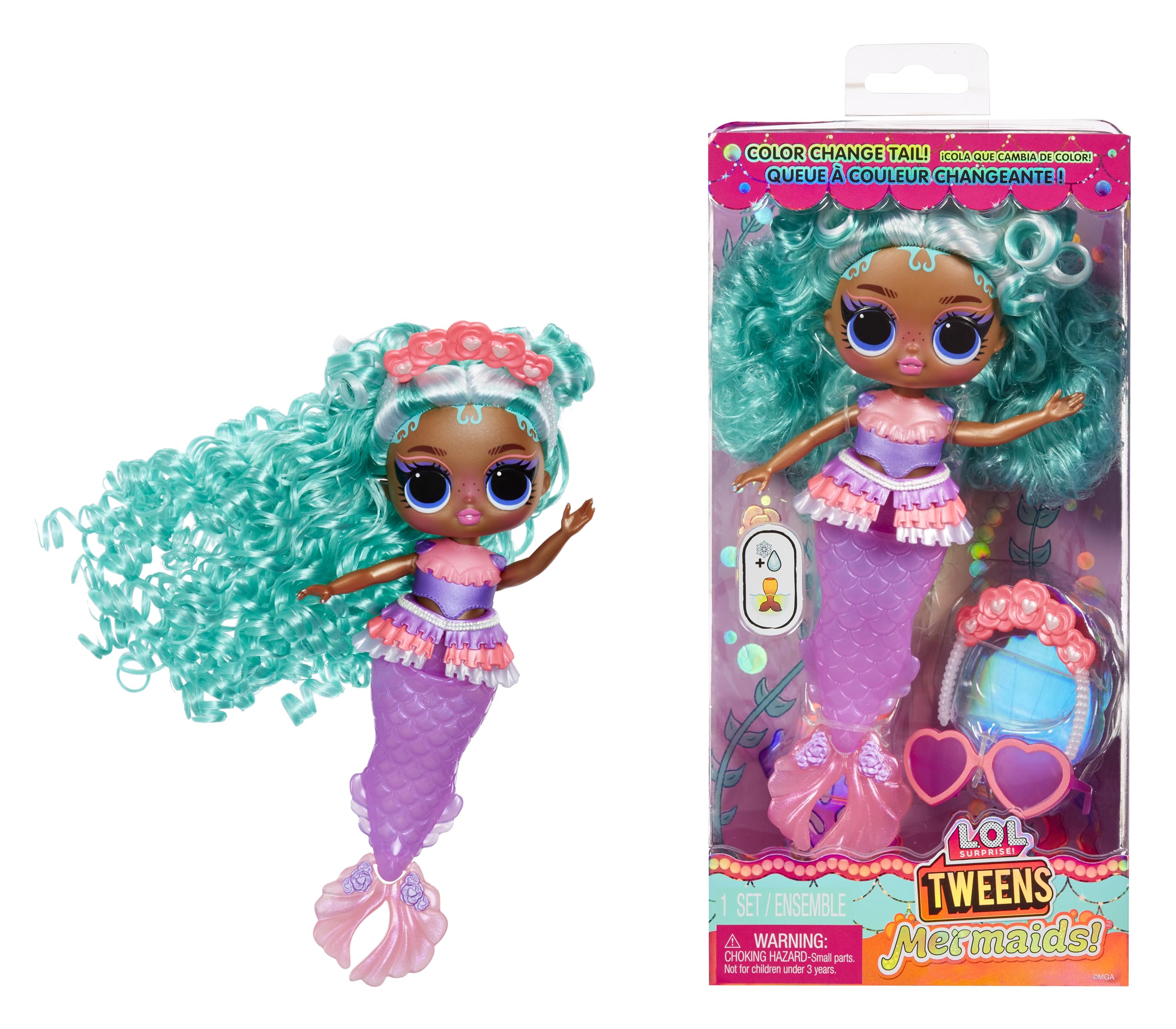 L.O.L. Surprise! Tweens Mermaid Serena Finn - Colour Changing Fashion Doll