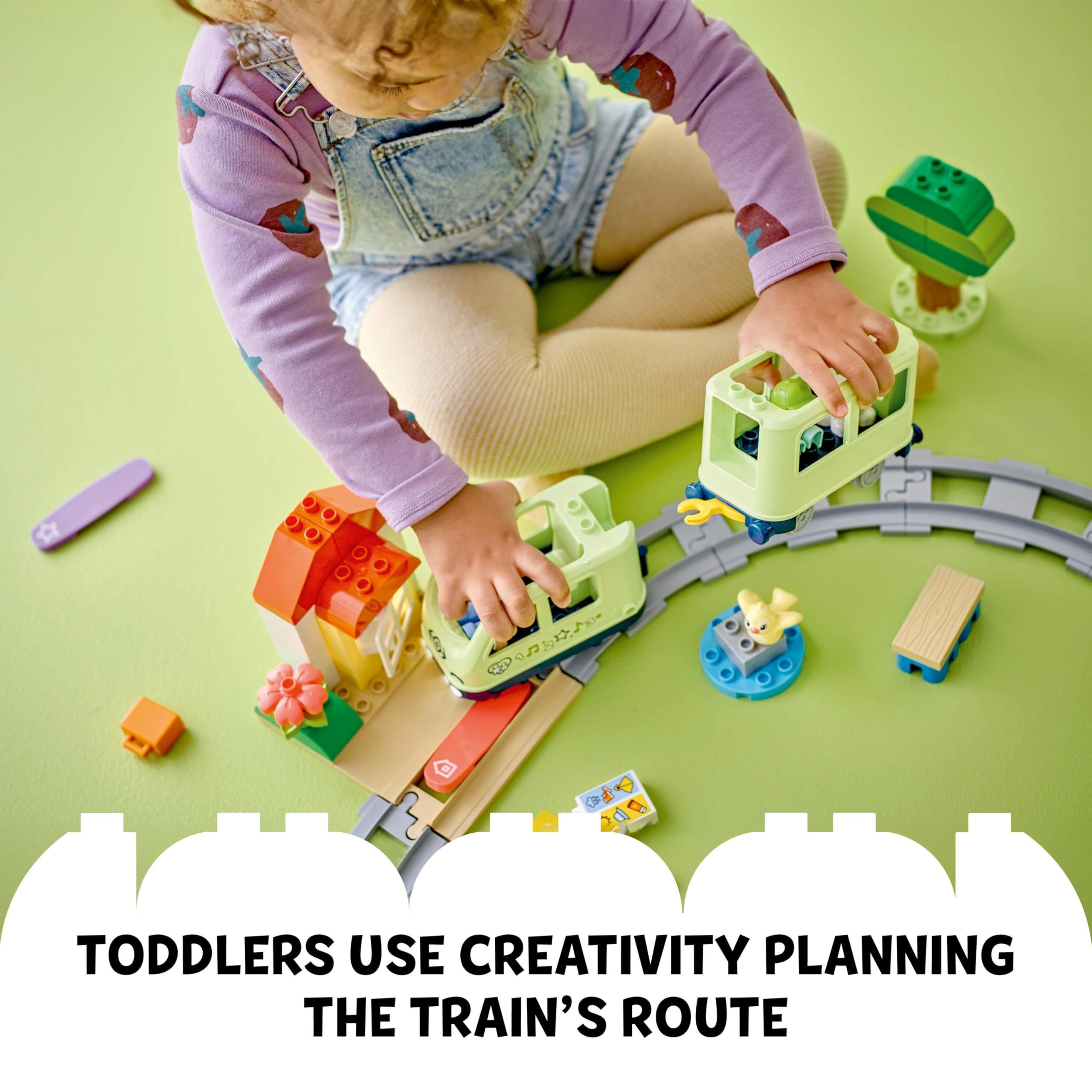 LEGO DUPLO Interactive Adventure Train Set - Educational Building Toy for Toddlers 2+ 13