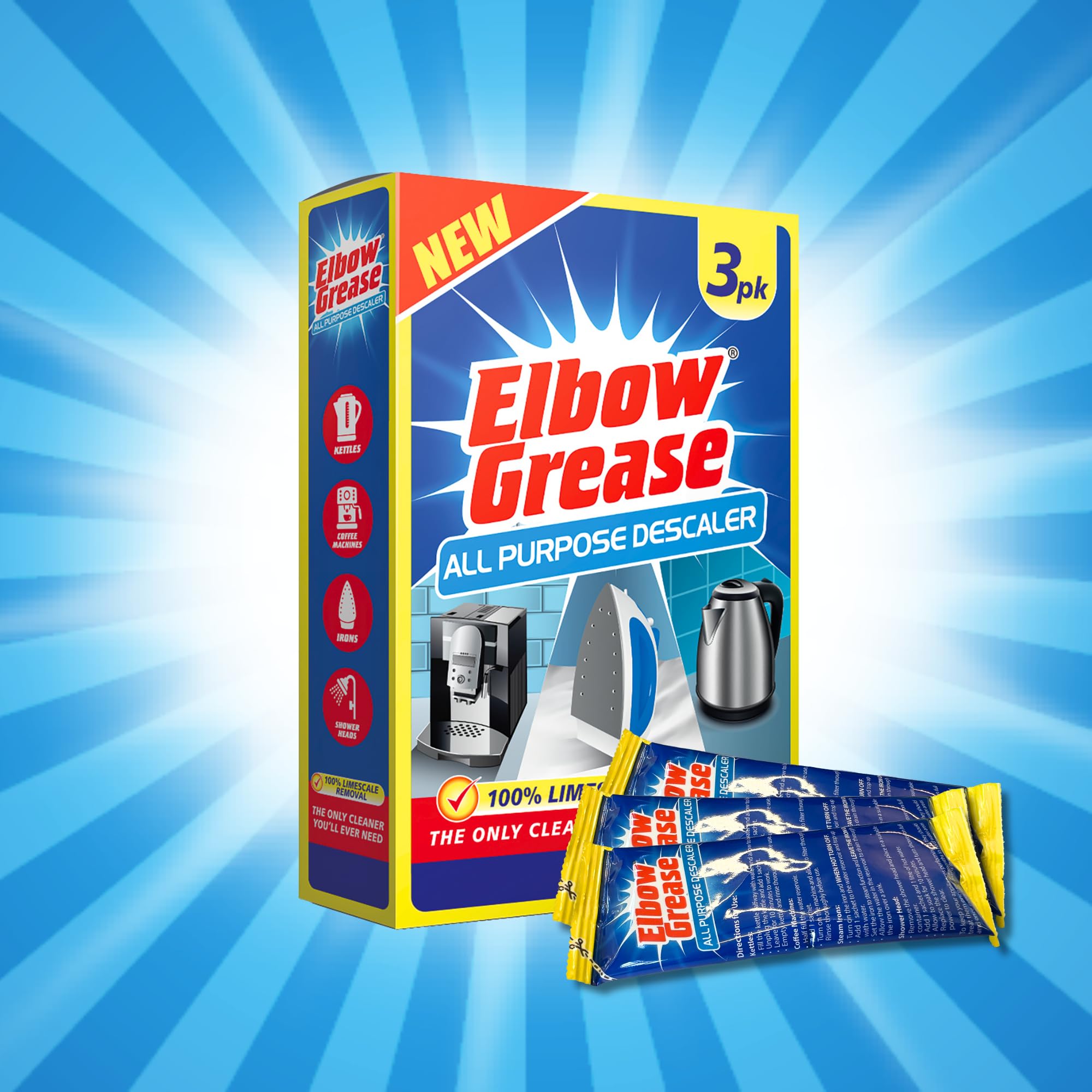 Elbow - Grease All Purpose Descaler Sachets 7