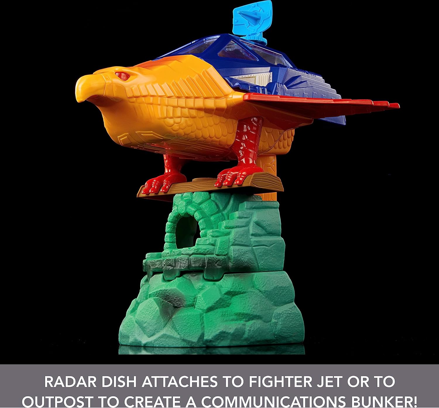 Masters of the Universe Origins Talon Fighter and Point Dread - 5.5-Inch Scale Vehicle and Outpost Playset for Ages 6+ 5