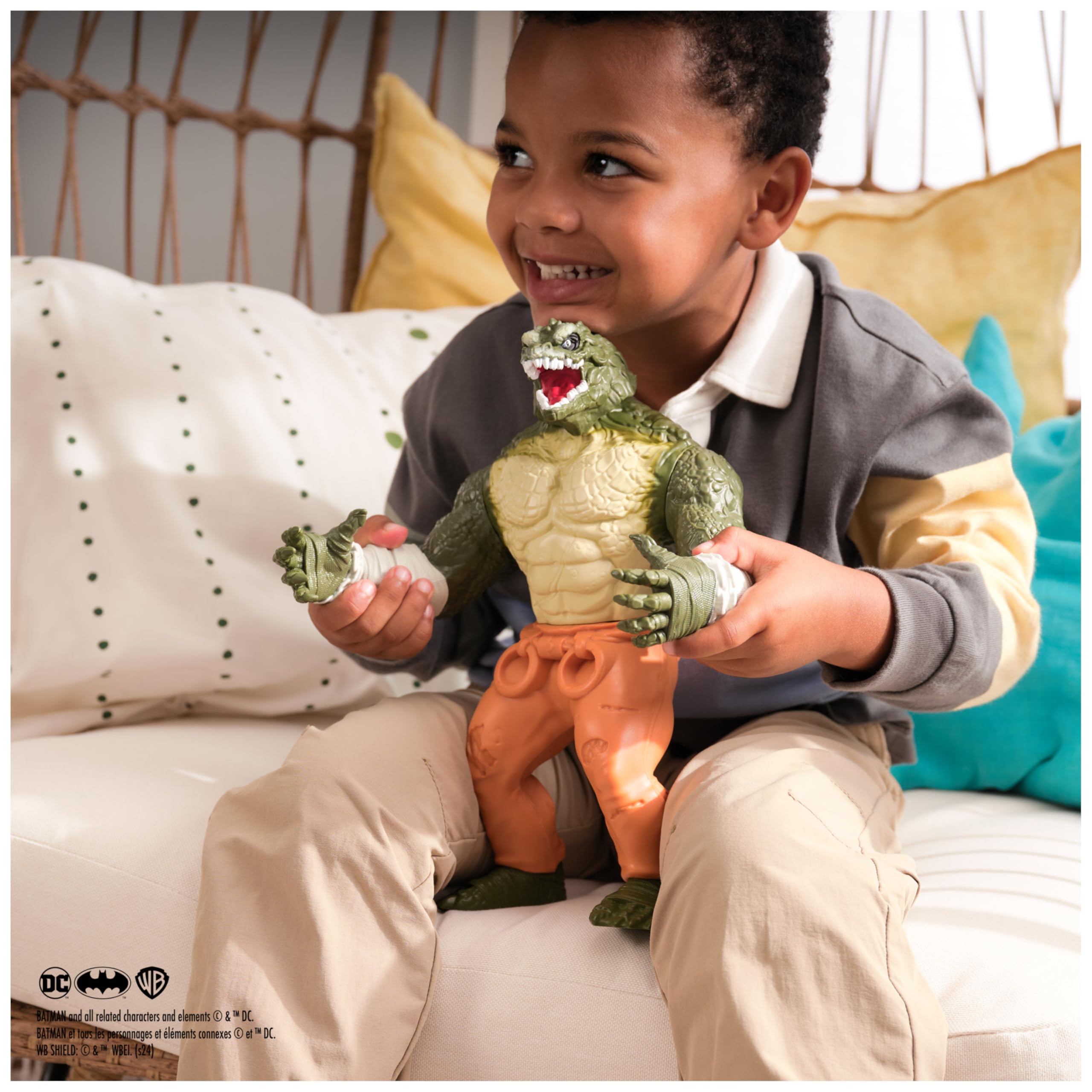 DC Giant Series Killer Croc Action Figure - 30 cm, 11 Points of Articulation 7