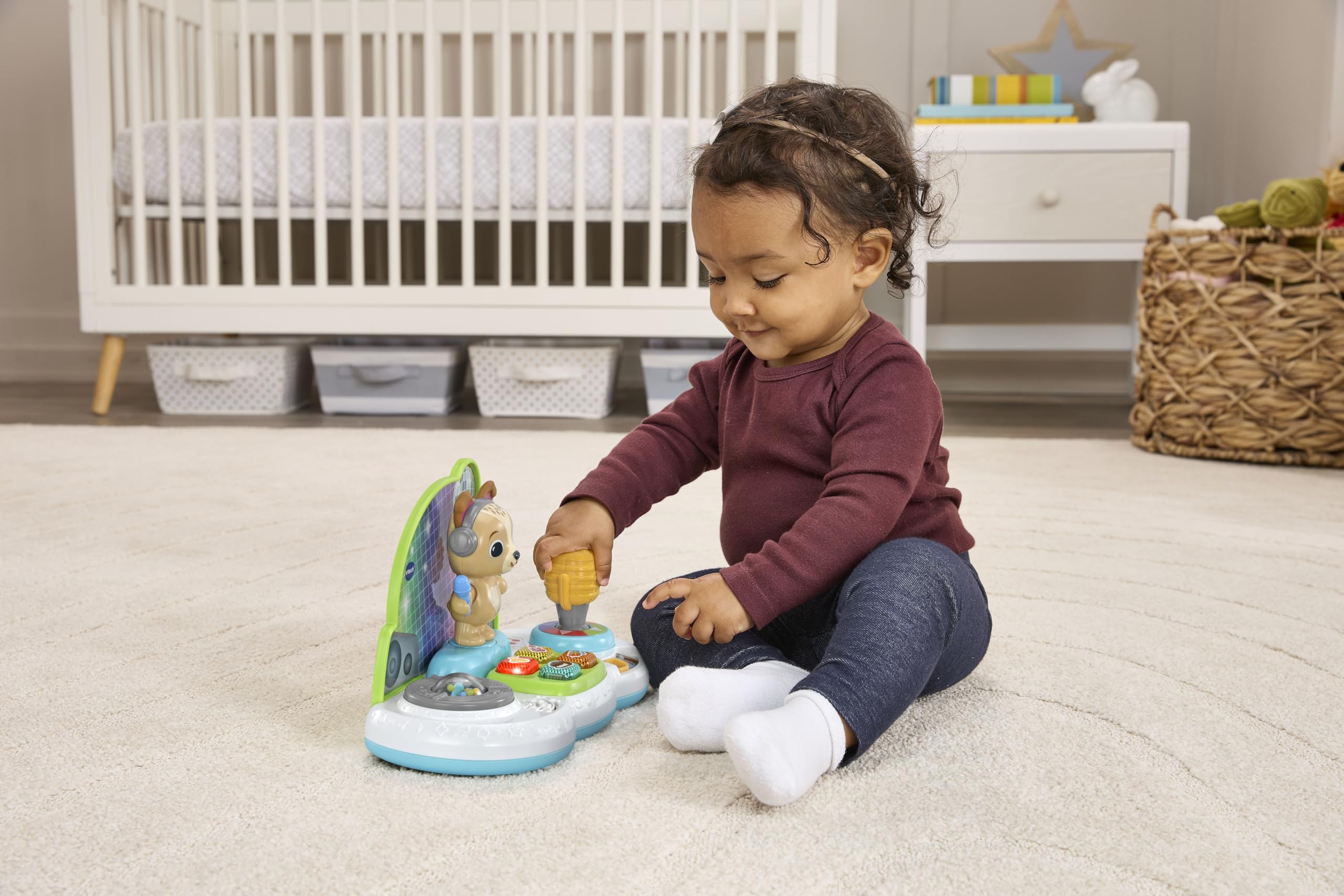 VTech Baby DJ Jams Puppy - Interactive Musical Toy with 60+ Songs & Lights, Ages 9 Months to 3 Years 6