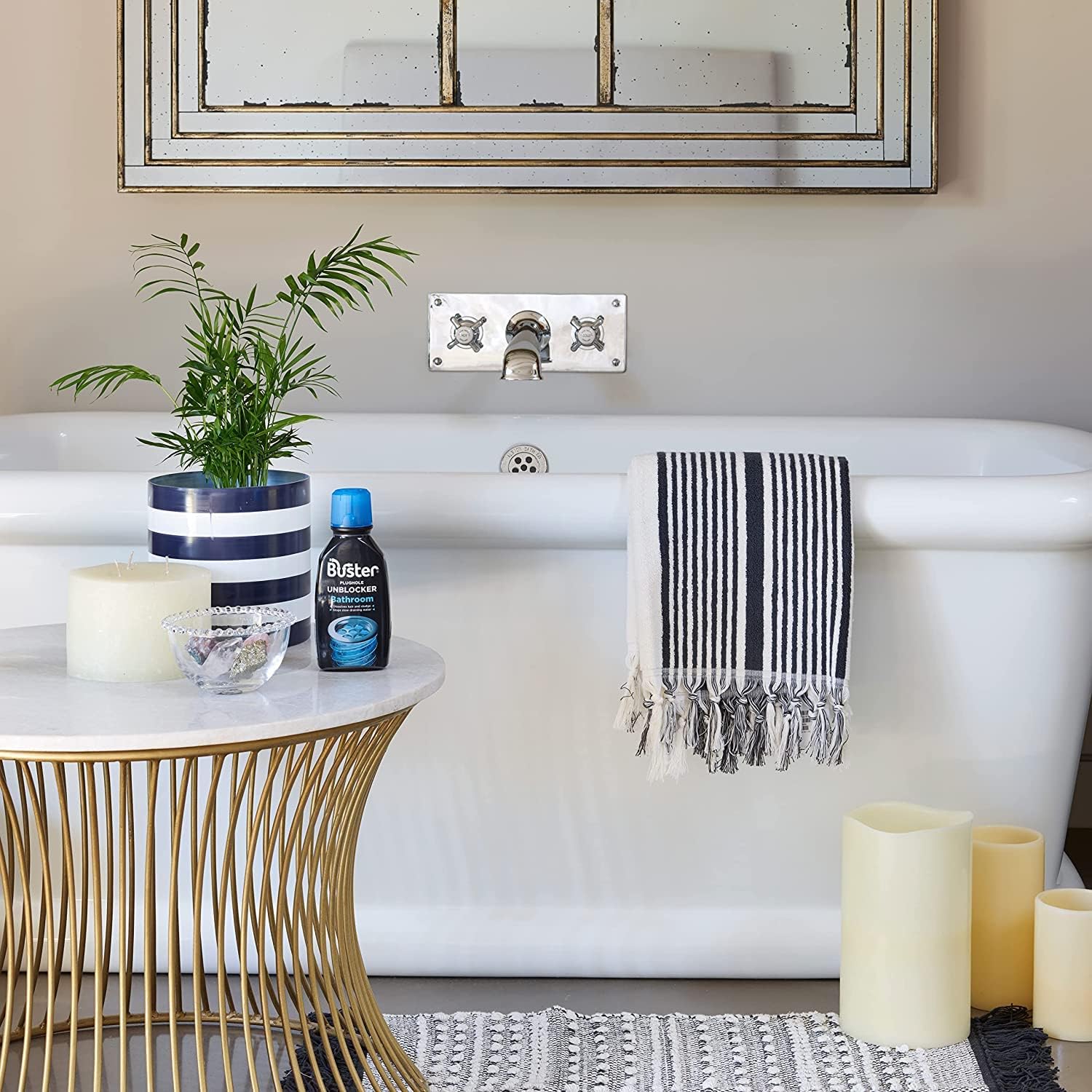 Buster Badezimmer-Abflussreiniger – Abflussreiniger für Duschen, Badewannen und Waschbecken (6er-Packung mit 300 ml) 9