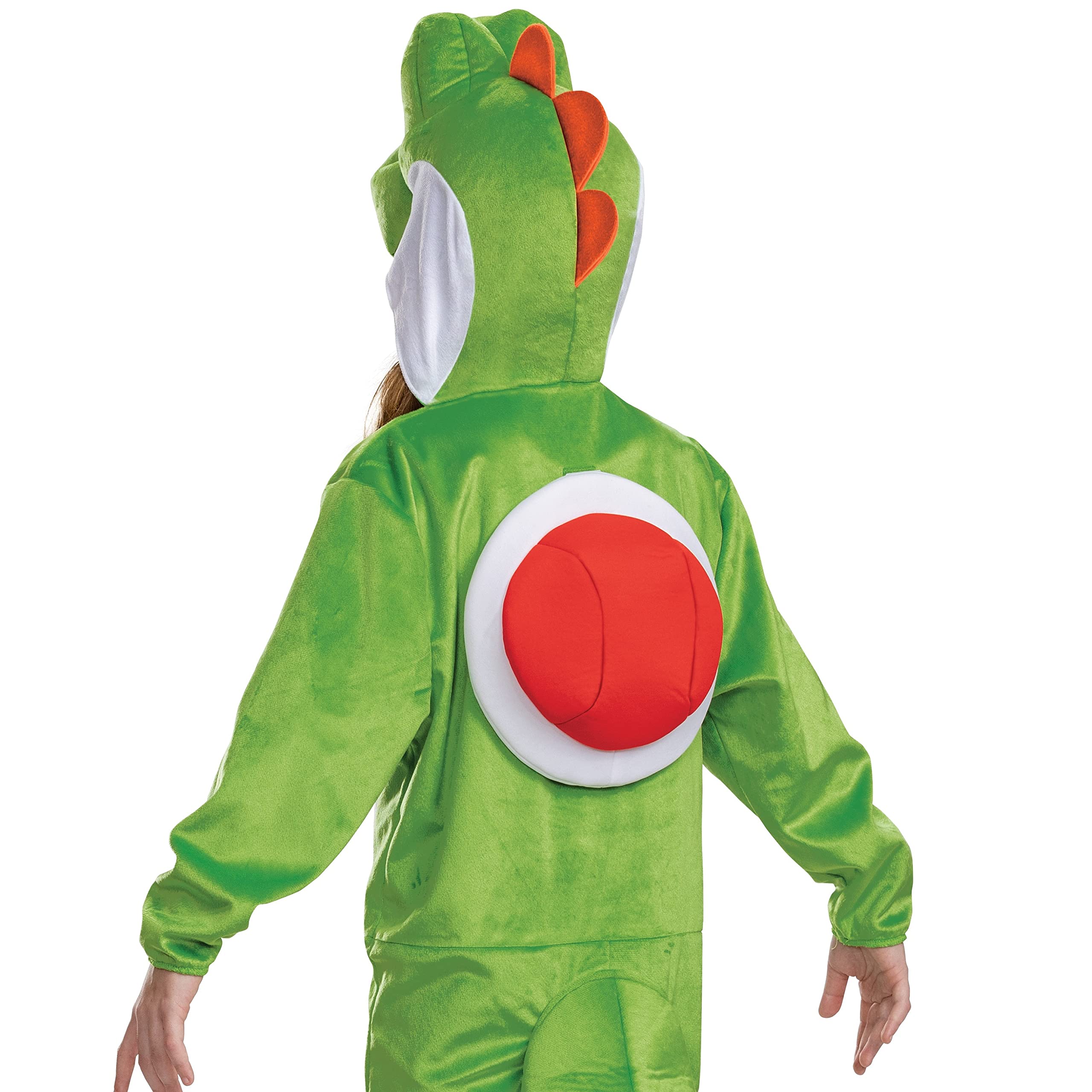 Disguise Yoshi Hooded Jumpsuit Costume - Kids Unisex Fancy Dress 6