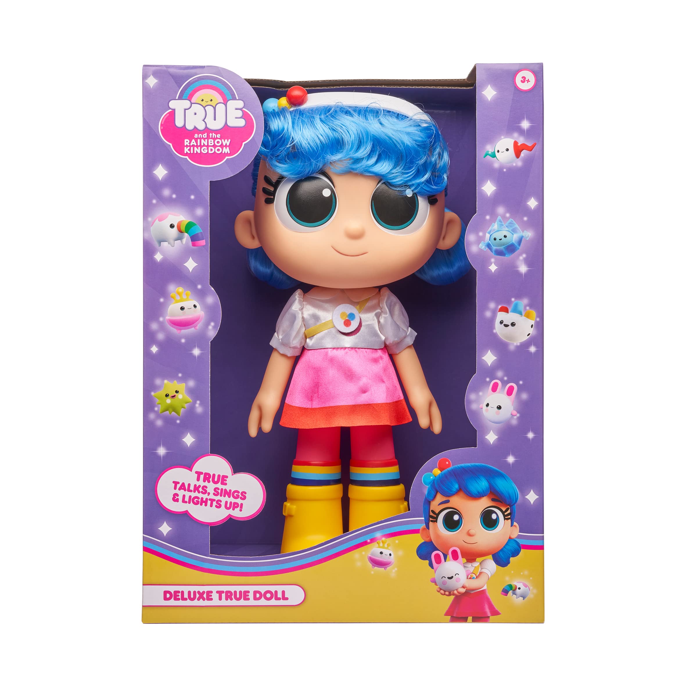 True and The Rainbow Kingdom Talking Doll with LED Lights & Sounds - 30cm Interactive Musical Toy 7