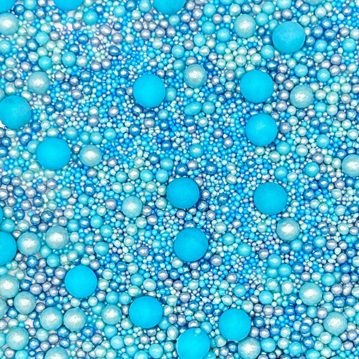 A Pinch of Pearls Mix - Blue Cake Topper Sprinkles | 30g Edible Shimmer