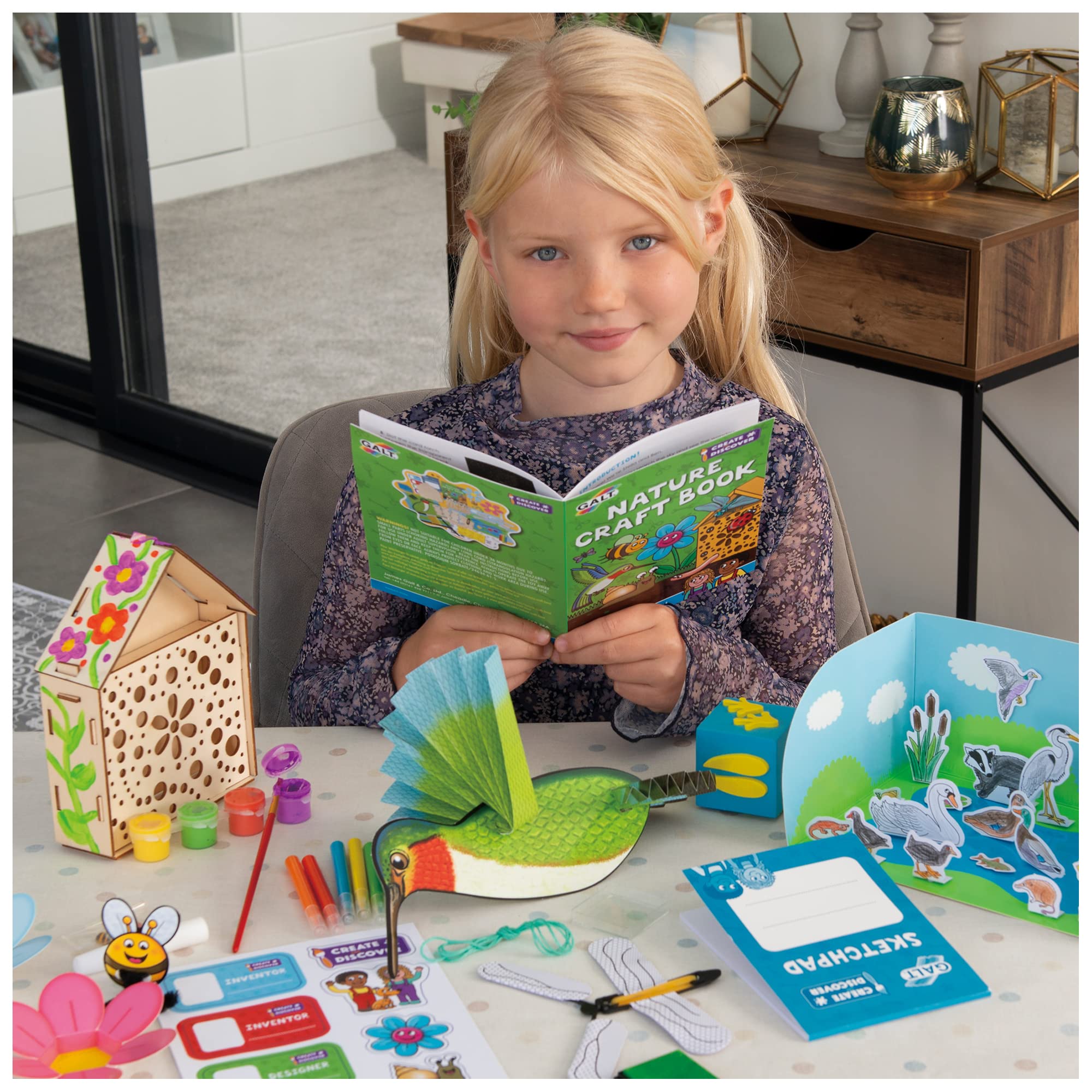 Galt Nature Craft Kit - 6 Nature Activities for Kids, Ages 5+ 5