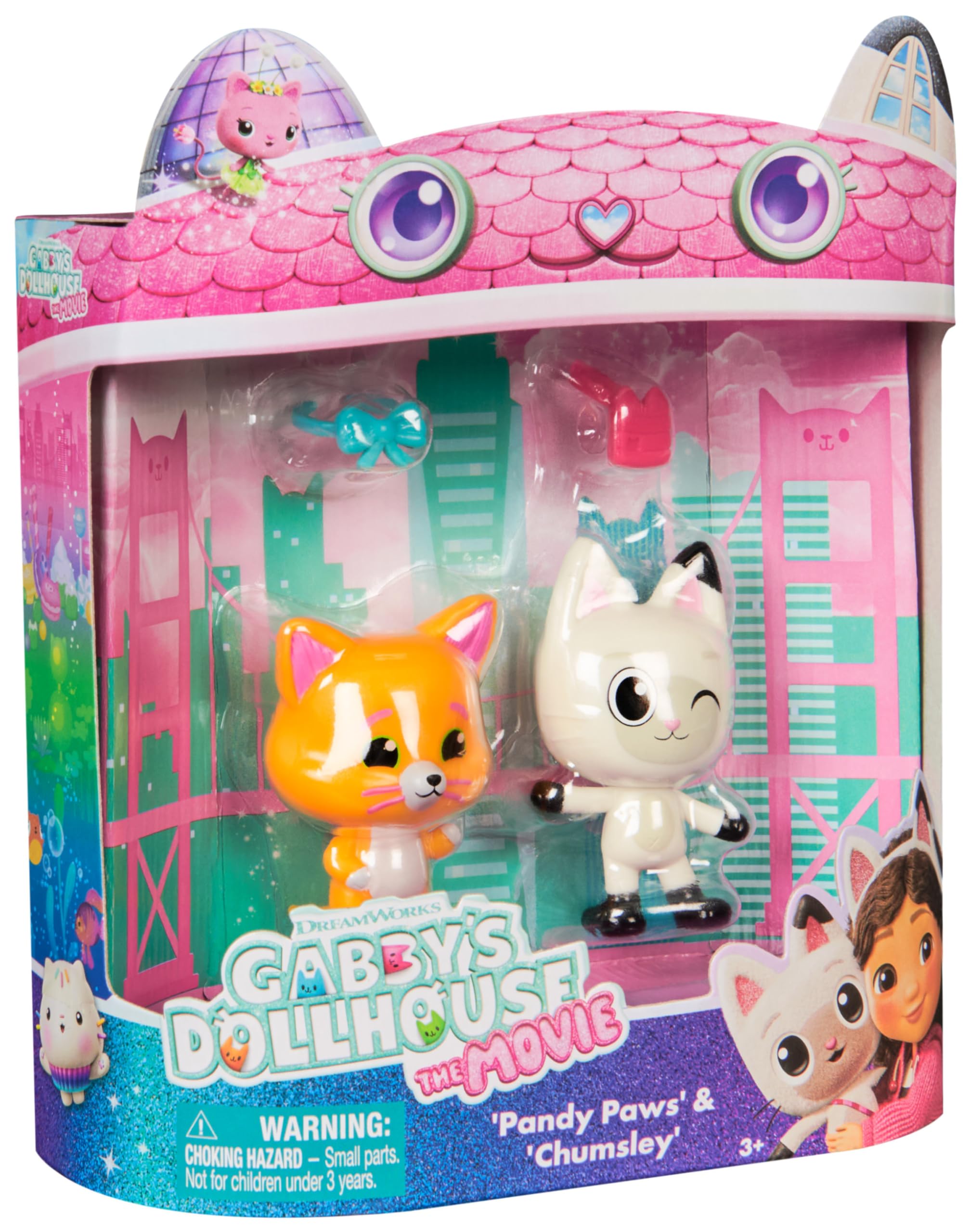Gabby's Dollhouse Pandy Paws & Chumsley Toy Figures with 2 Accessories 5