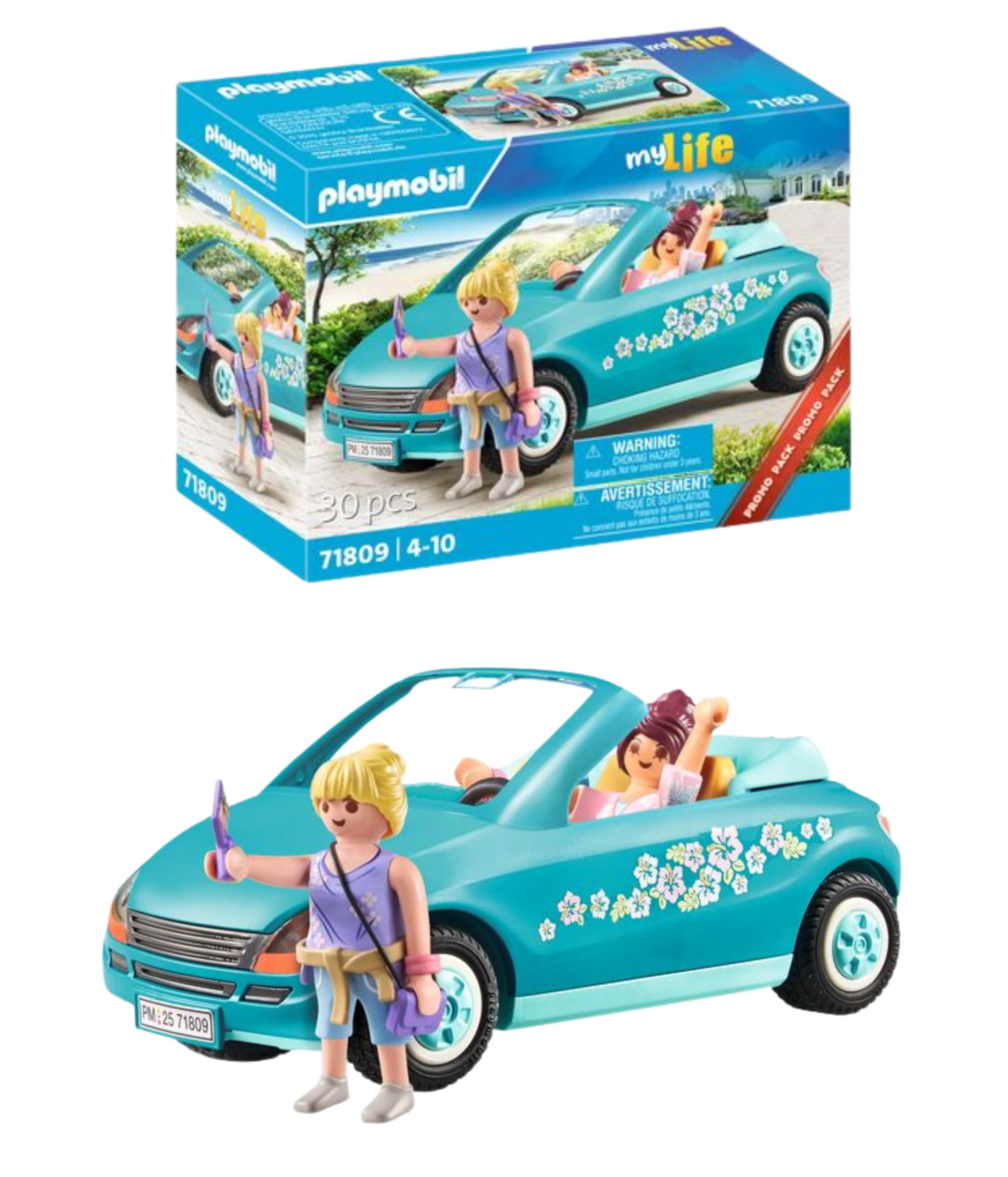 PLAYMOBIL Convertible Adventure 71809 - Toy Car Playset for Kids 4+