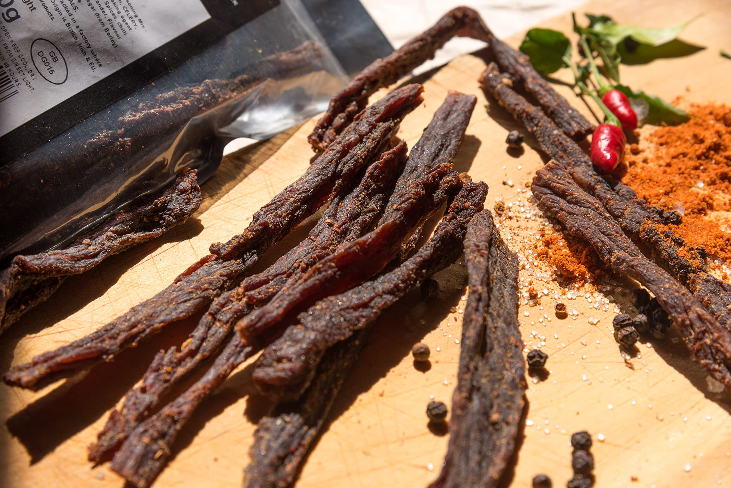 Biltong Boss Chilli Bites (Snap Sticks) – Authentischer südafrikanischer Rindfleisch-Snack, proteinreich, kohlenhydratarm 6