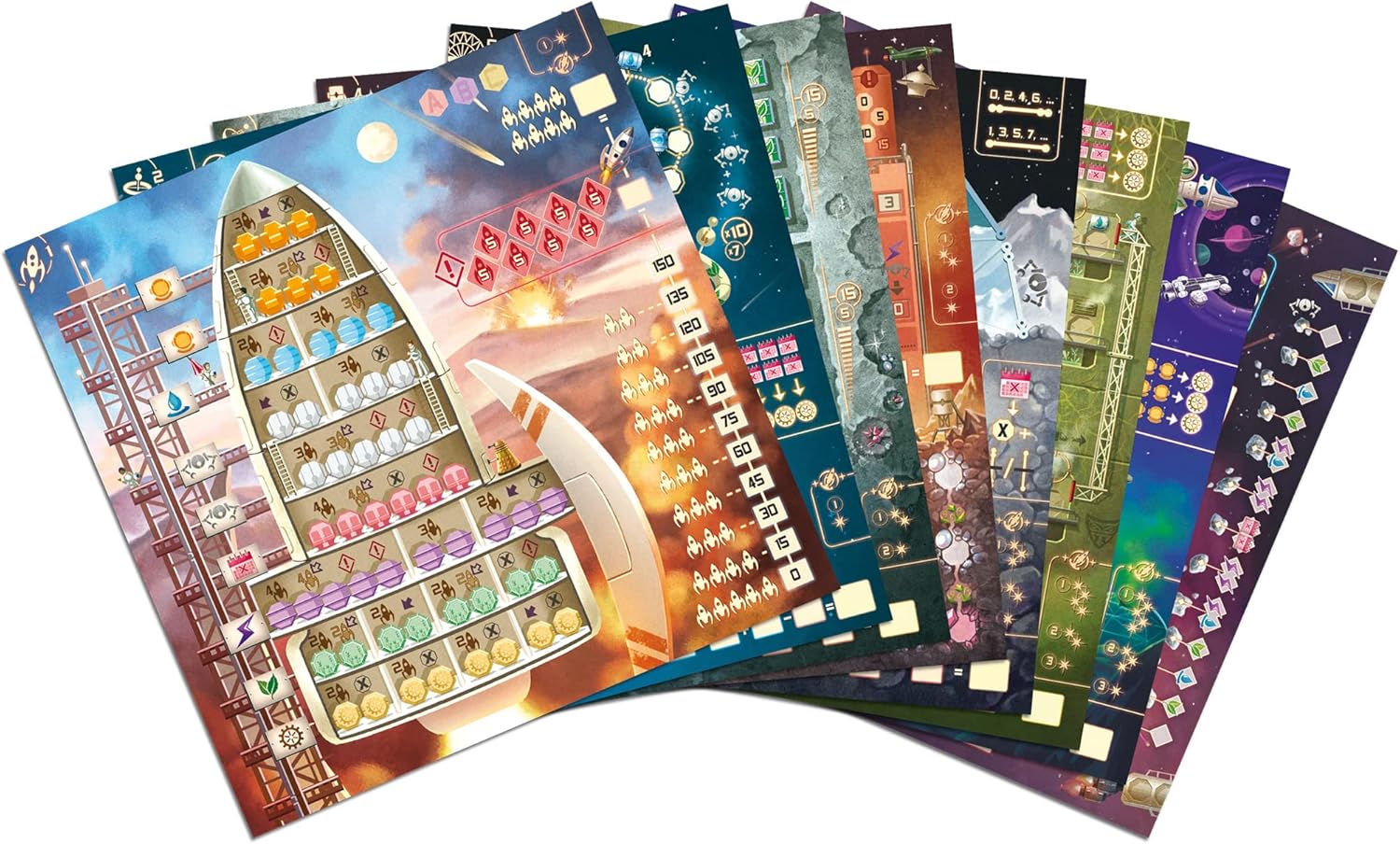 Blue Cocker Games Welcome To The Moon Board Game 6