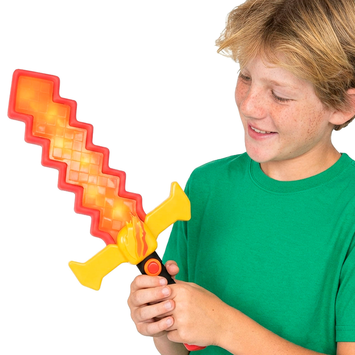 PrestonPlayz Pleb Slayer Sword - Glows, Foam Encased Plastic, Ages 5+