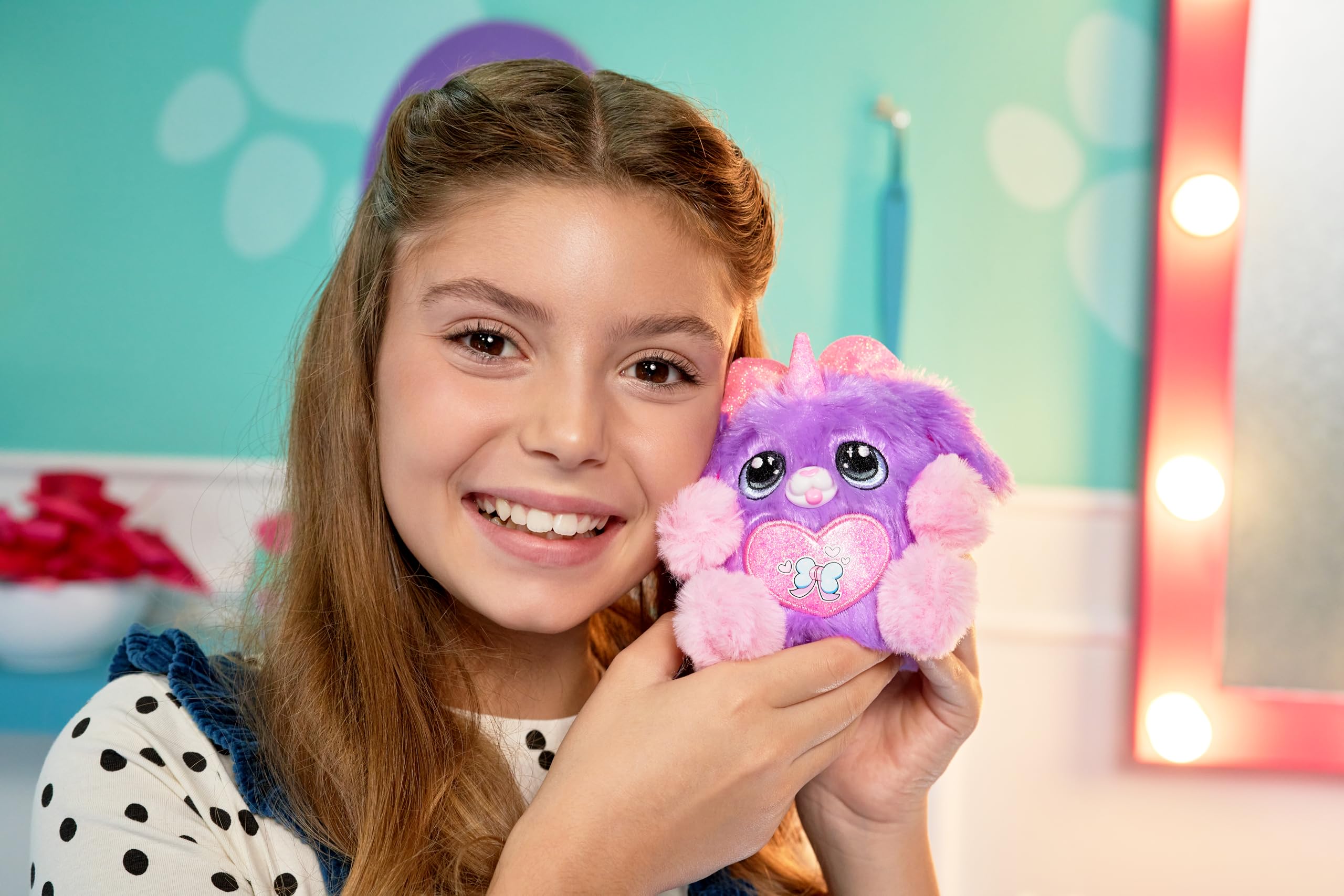 Rainbocorns Puppycorn Bow Surprise - Series 3, Rufus the Husky Plush Toy for Kids 3