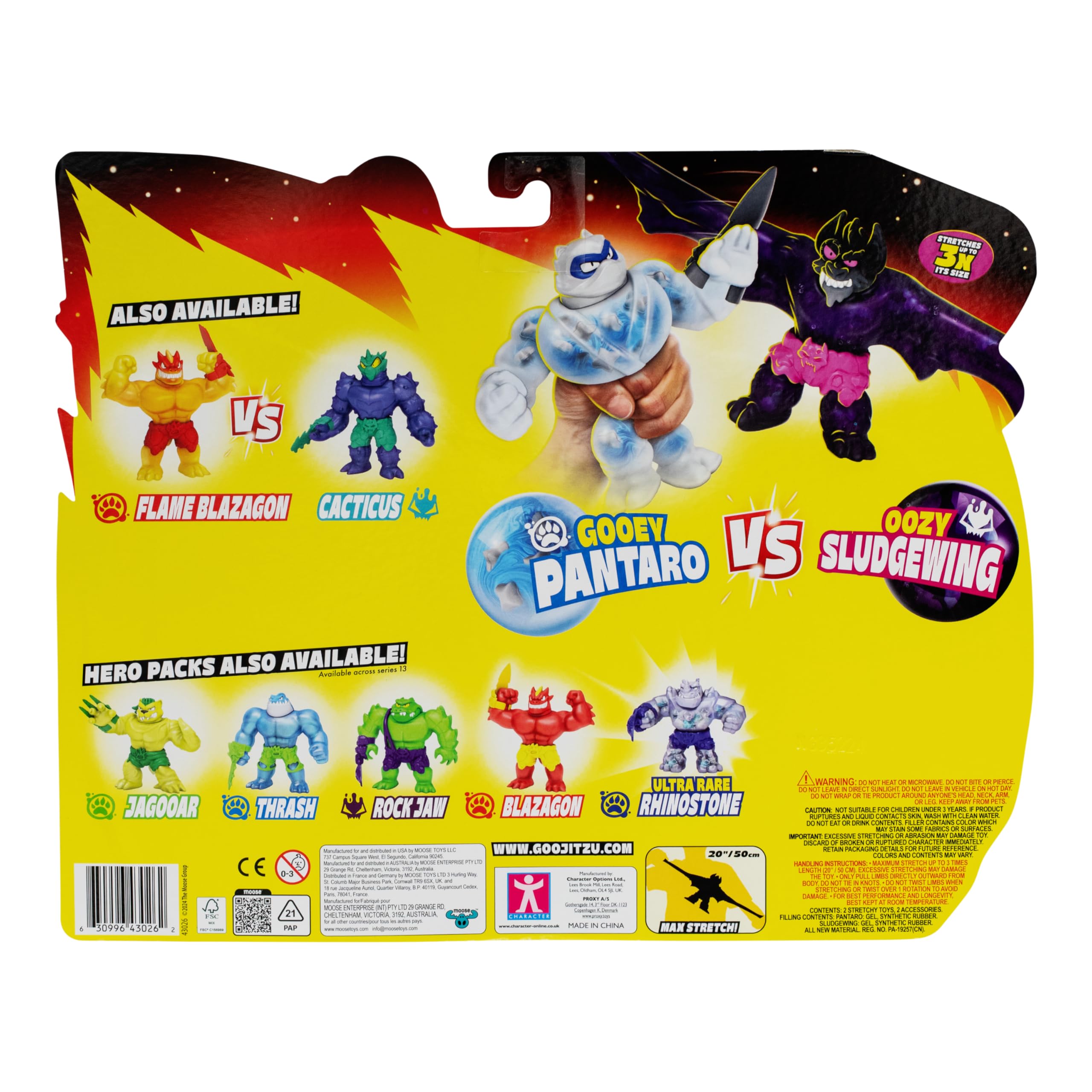 Heroes of Goo Jit Zu Meteor Madness Pantaro vs Sludgewing Versus Pack 5