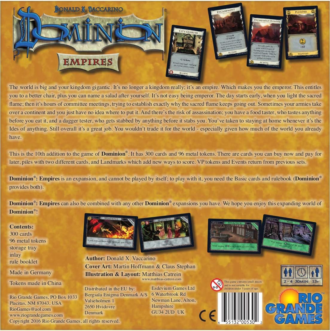Rio Grande Games Dominion: Empires-Erweiterung 7