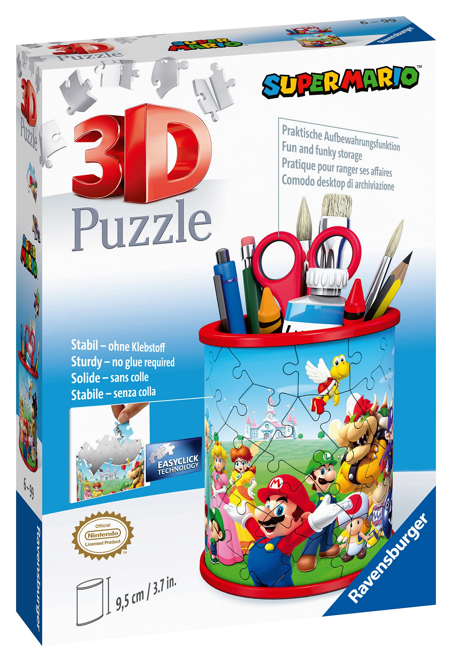 Ravensburger Super Mario Brothers Pencil Pot 3D Jigsaw Puzzle - 54 Pieces 7